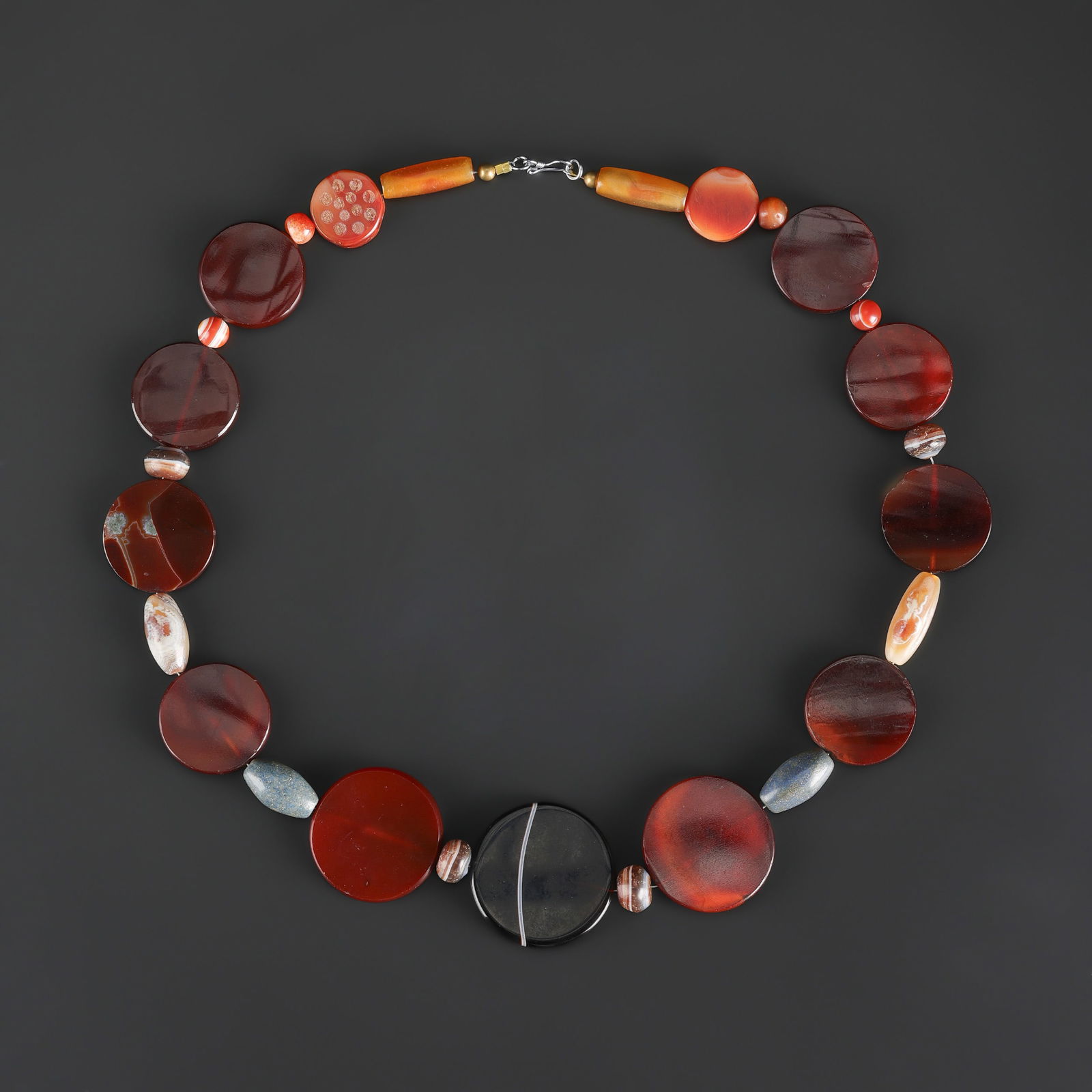 Collection of Antique Mix Material Old Beads Necklace (1 of 4)