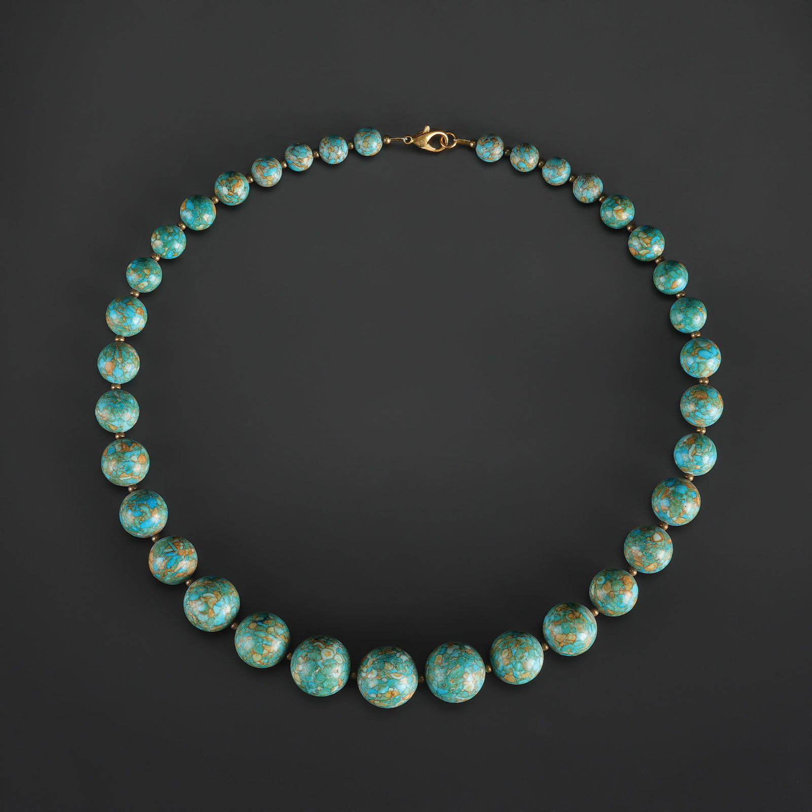 Sterling Turquoise Necklace Fine Jewelry Hand Knotted Chunky Beaded: Sterling Turquoise Necklace Fine Jewelry Hand Knotted Chunky Beaded Length: 22in Total Weight: 130gram