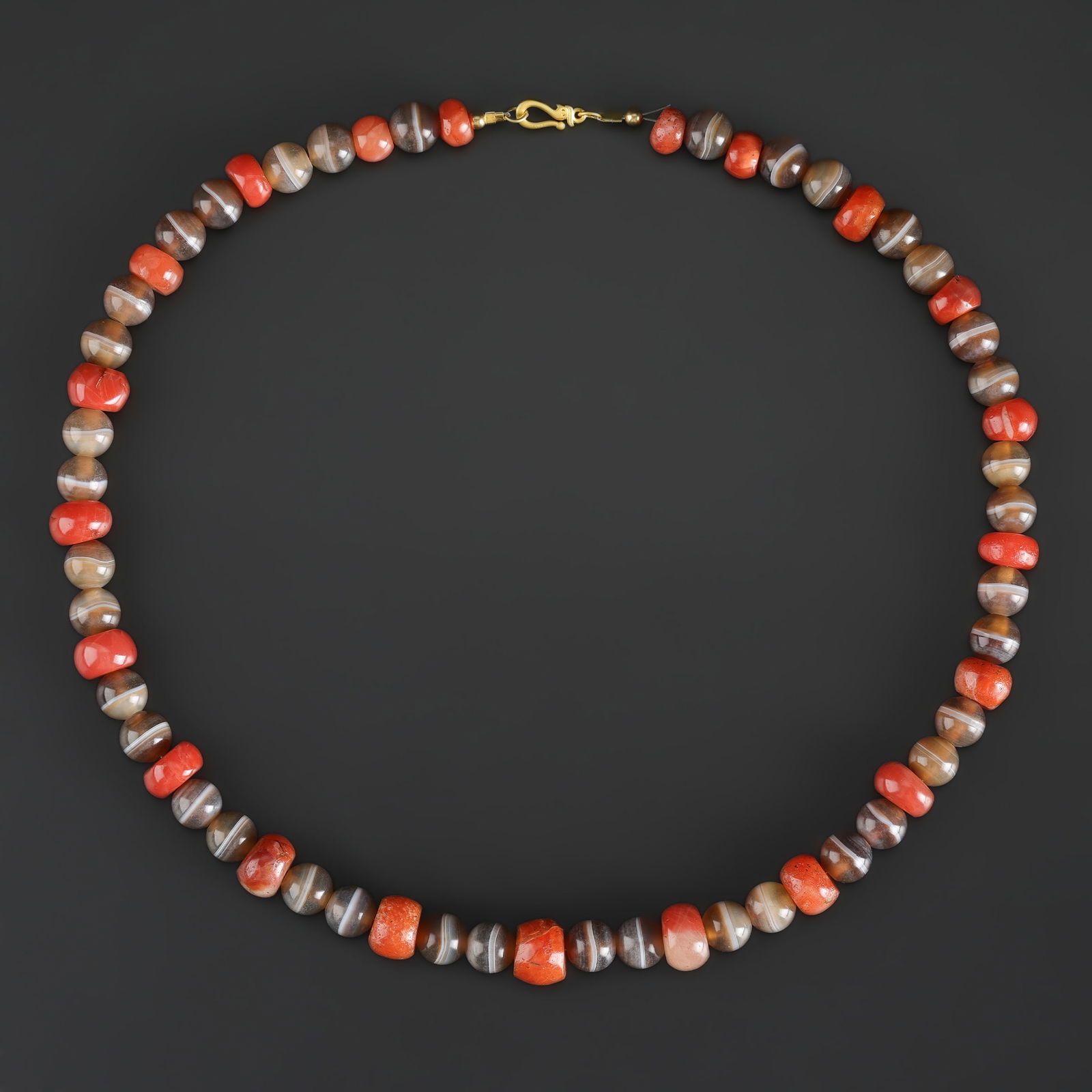 Collection of Antique Mix Material Old Beads Necklace (1 of 4)