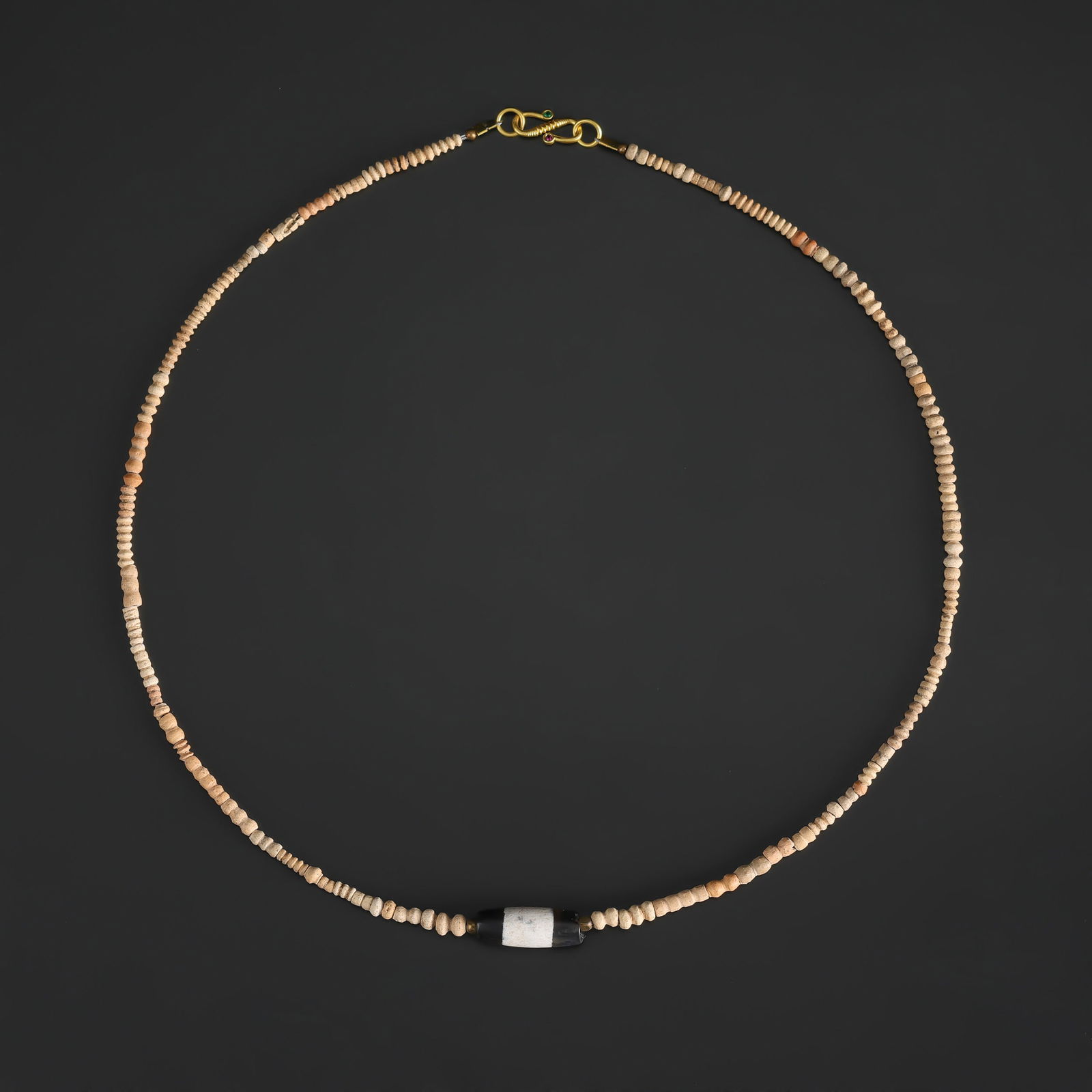 Collection of Antique Mix Material Old Beads Necklace (1 of 4)