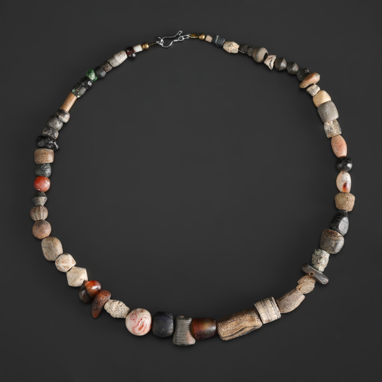 Collection of Antique Mix Material Old Beads Necklace (1 of 4)