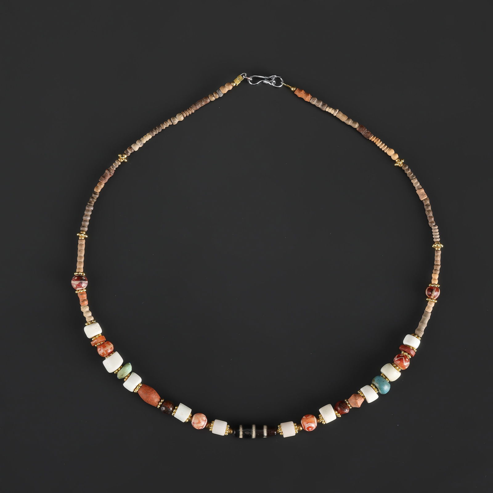 Collection of Antique Mix Material Old Beads Necklace (1 of 4)