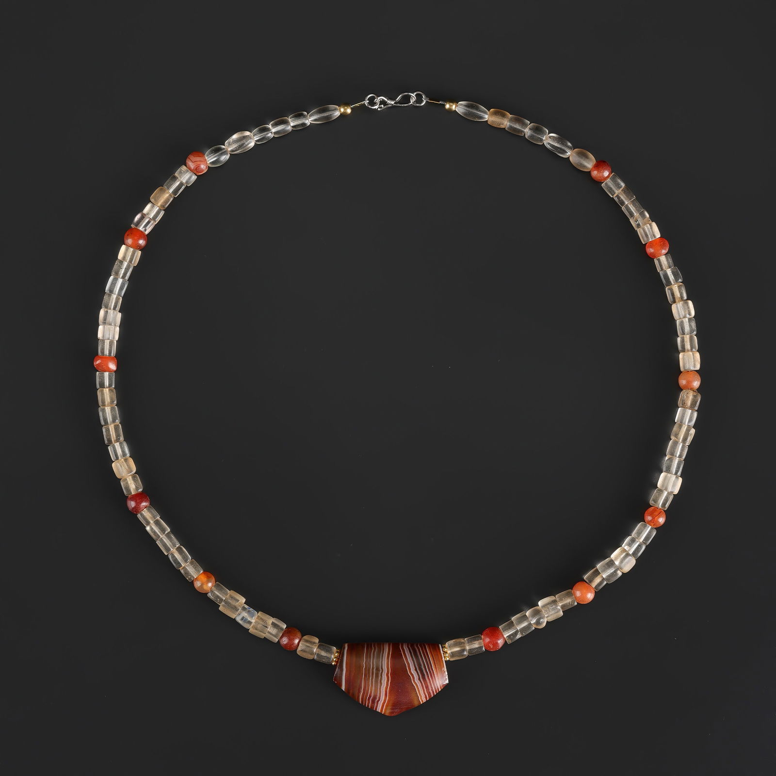 Collection of Antique Mix Material Old Beads Necklace (1 of 4)