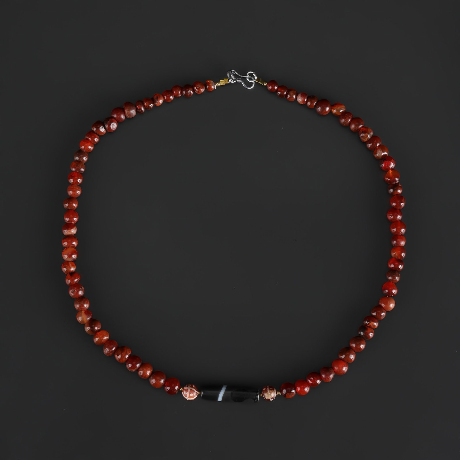 Collection of Antique Mix Material Old Beads Necklace (1 of 4)