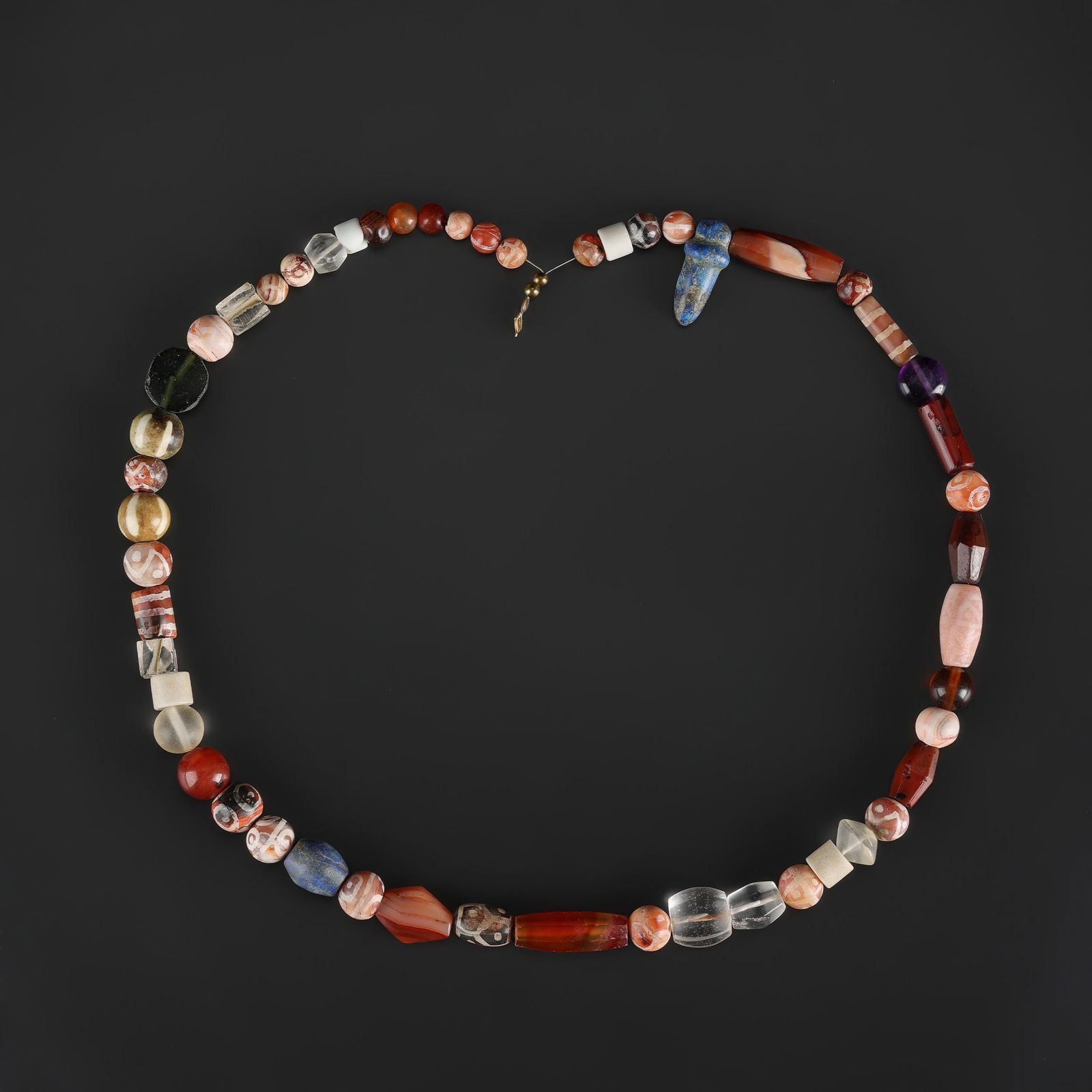 Collection of Antique Mix Material Old Beads Necklace (1 of 4)