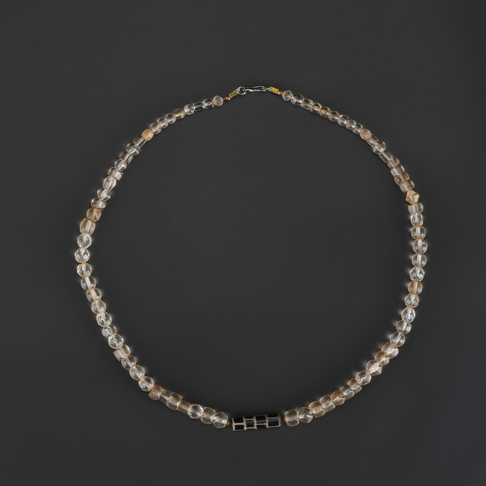 Antique Bohemian Crystal Beads Necklace (1 of 4)