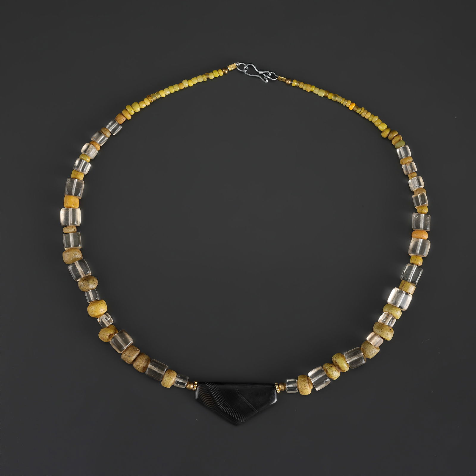 Collection of Antique Mix Material Old Beads Necklace (1 of 4)