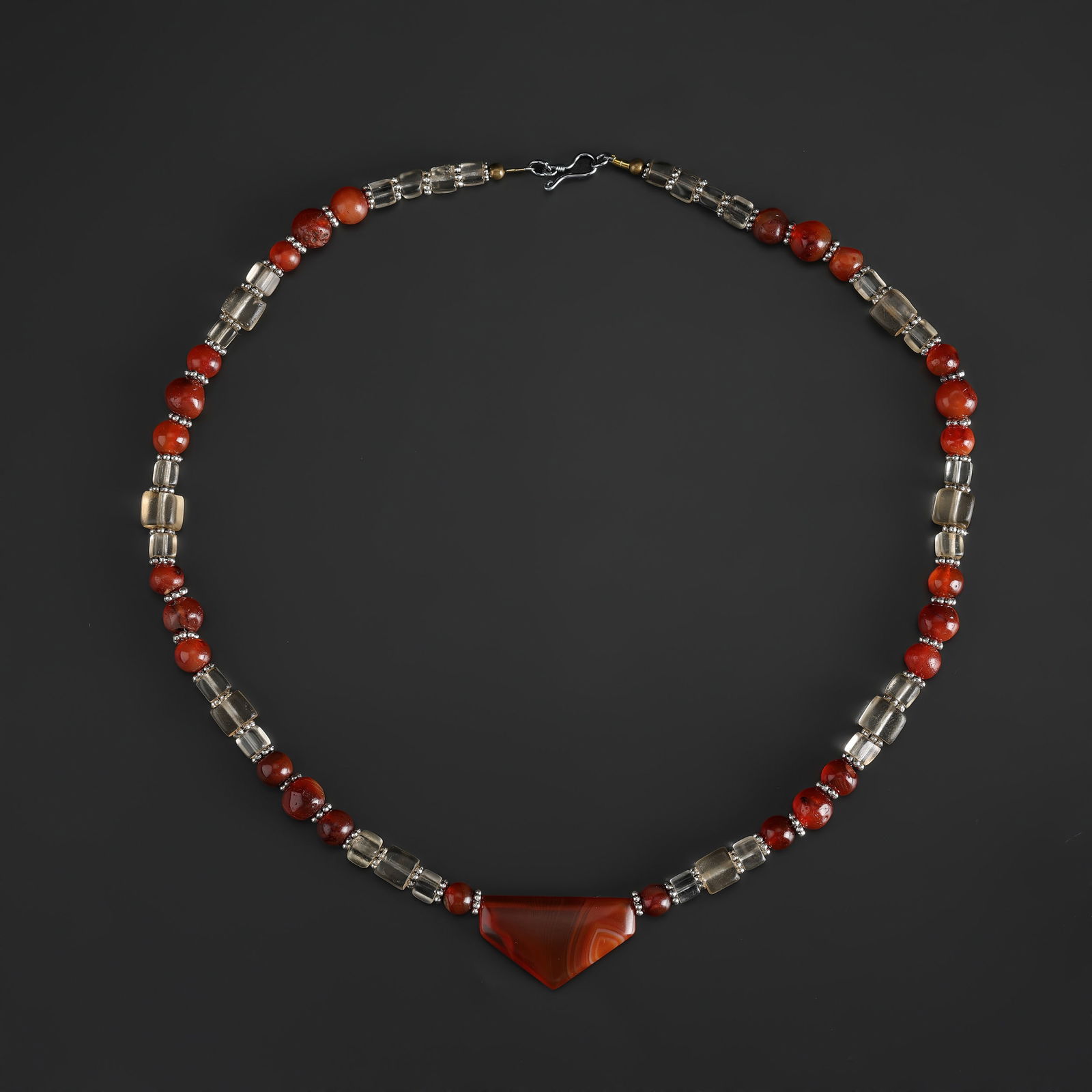 Collection of Ancient Mix Crystal with Old Agate Beads Necklace (1 of 4)