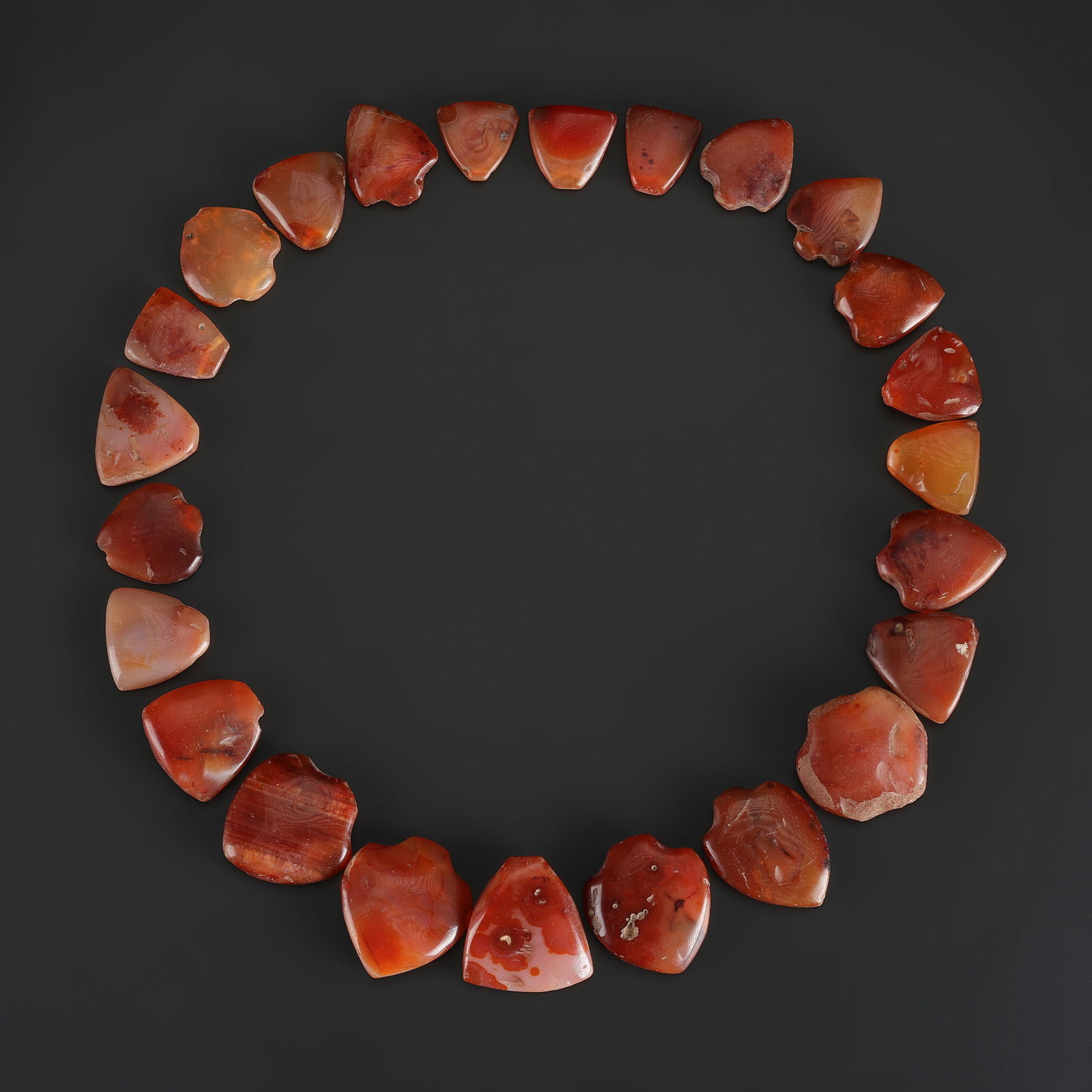 Antique Carnelian Agate Beads Lot (1 of 4)