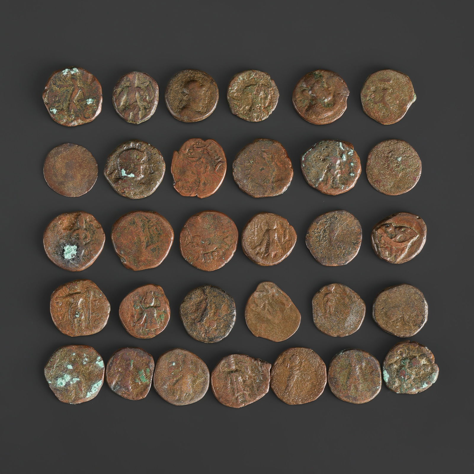 Collection of Ancient Roman Greek Bronze Coins (1 of 4)