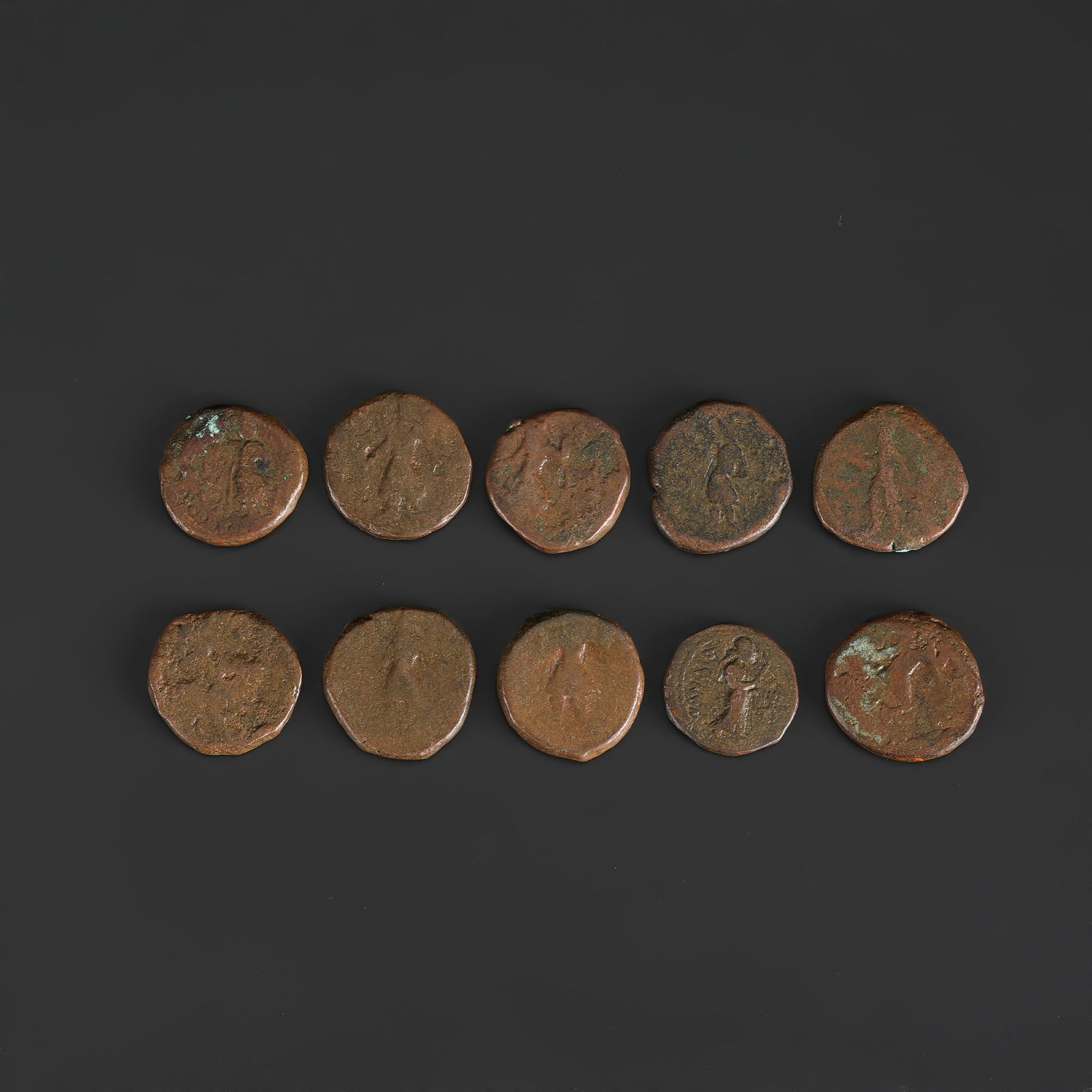 Collection of Ancient Indo Greek Bronze coins (1 of 4)