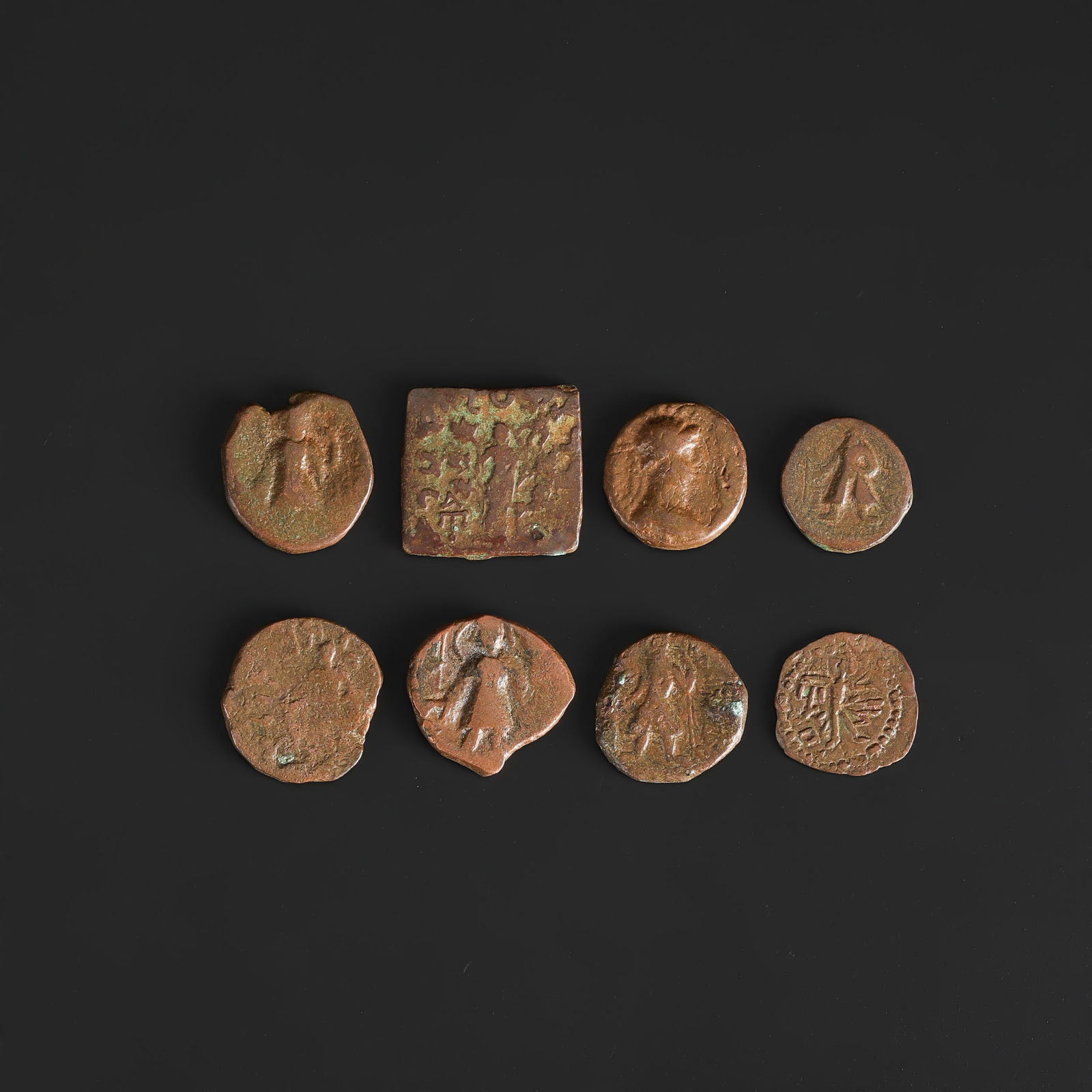Collection of Old Ancient Bronze Coins (1 of 4)