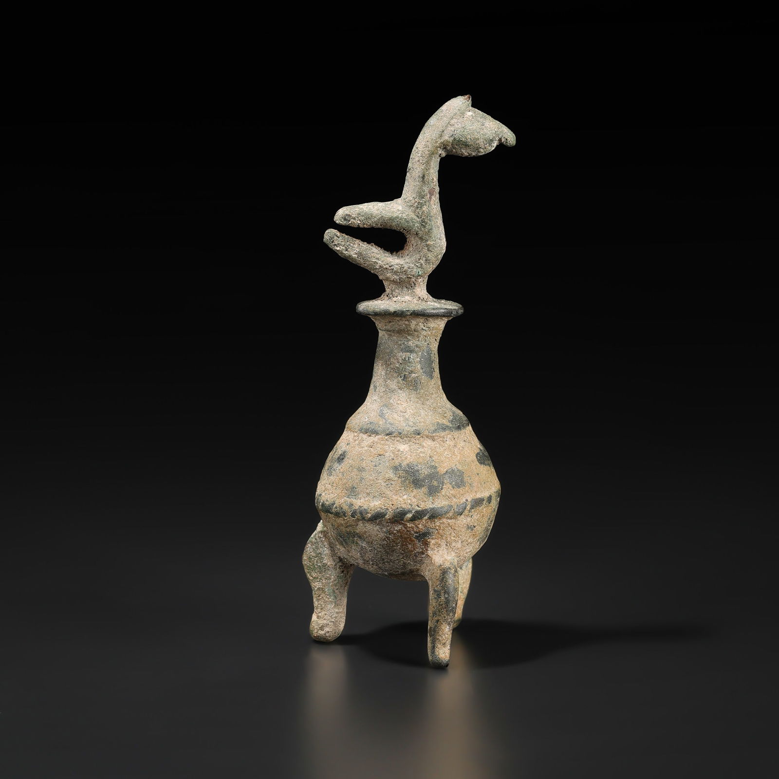 Near Eastern Ancient Bactria Bronze Antique Kohl Pot (1 of 4)