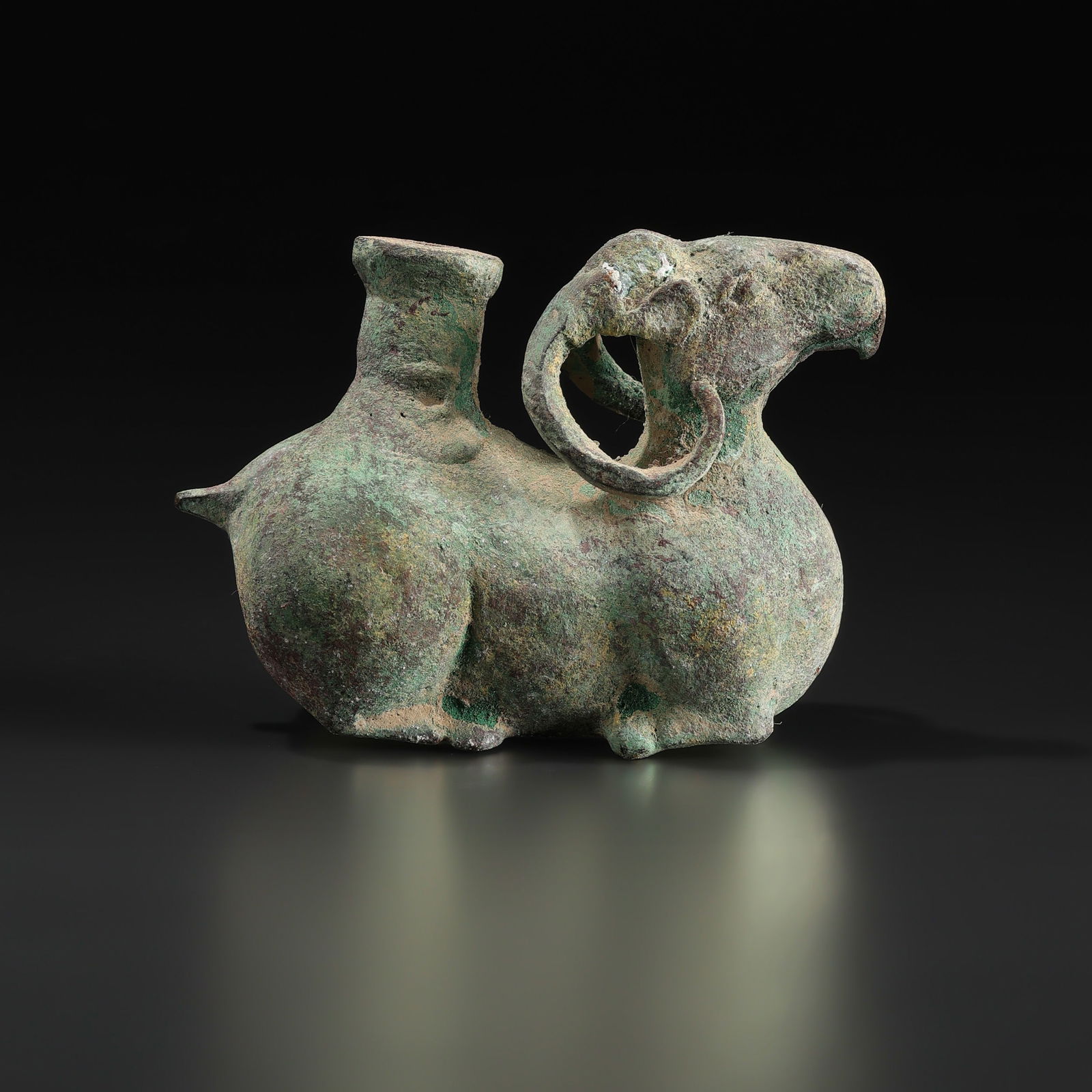 Antique Decoration Bronze Ink Pot Holder Bakthar Bactrian Sheep Greek Antiquity: Antique Decoration Bronze Ink Pot Holder Bakthar Bactrian Sheep Greek Antiquity Size Detail: 7 x 10cm Weight: 385gram