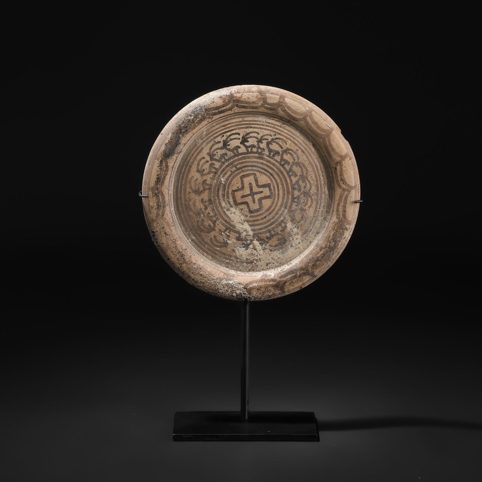 Ancient Old Indus Valley Terracotta Tray (1 of 4)