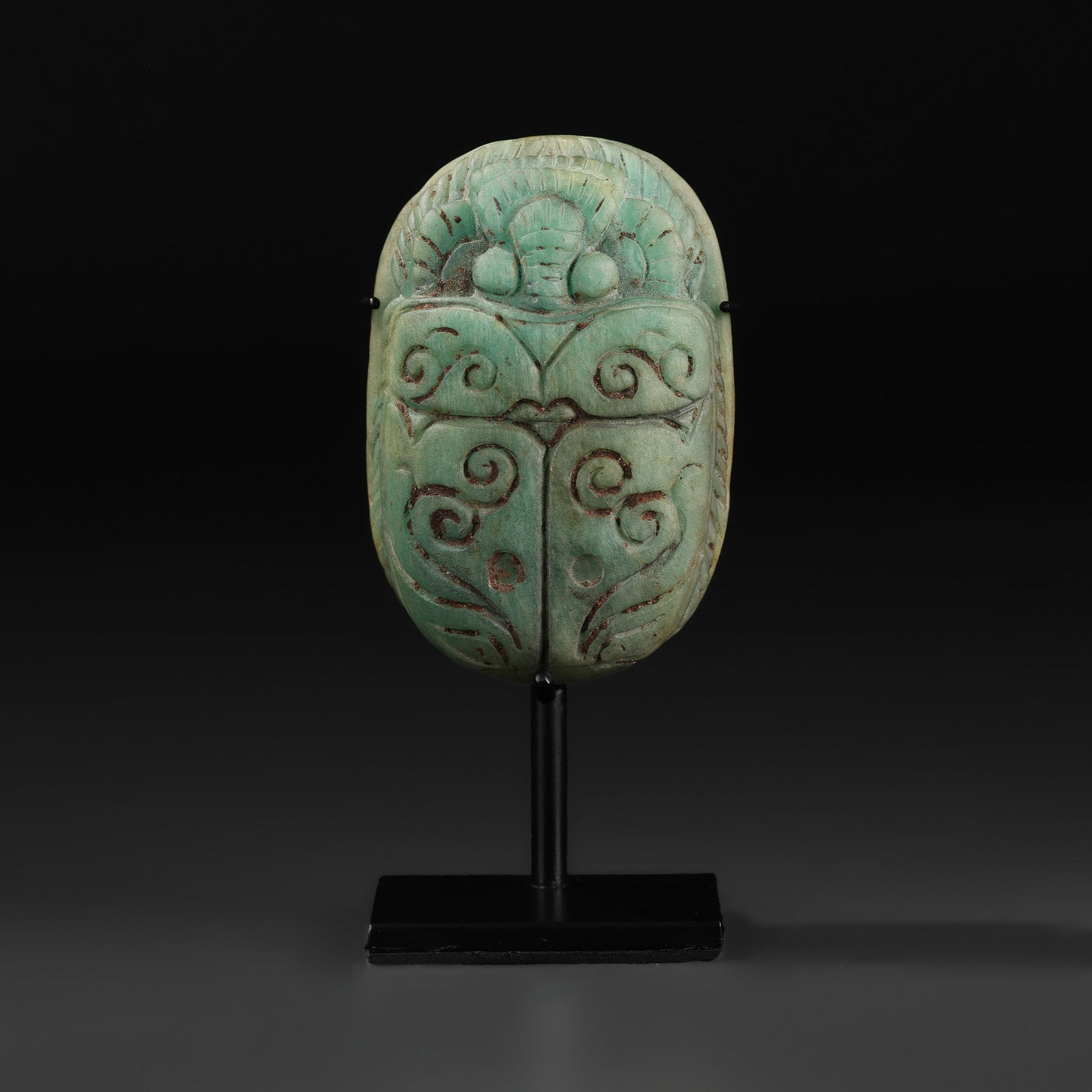 Antique Egyptian Scarab Beetle Figurine (1 of 5)