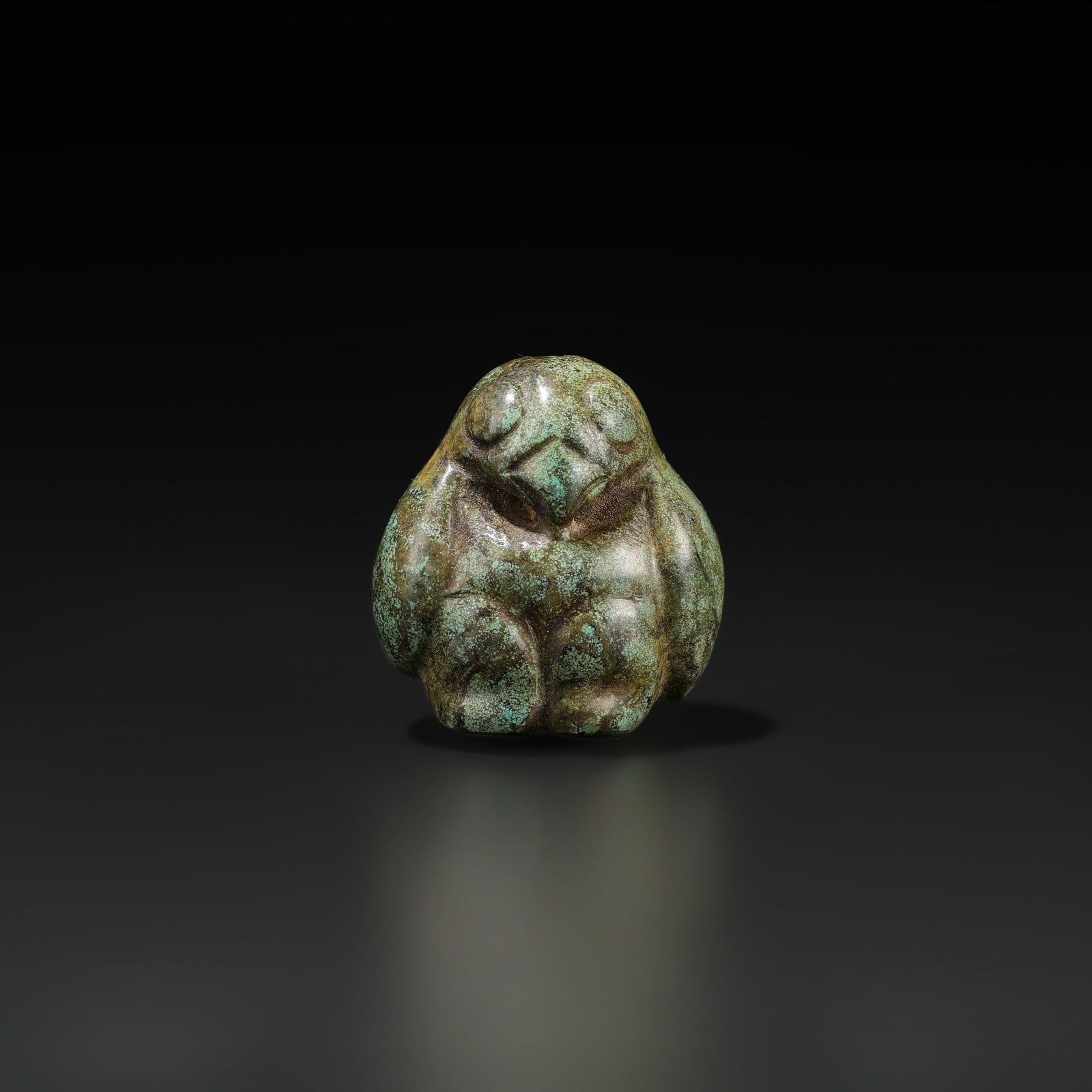 Chinese Hongshan Culture Turquoise Carved Animal Pendant (1 of 4)