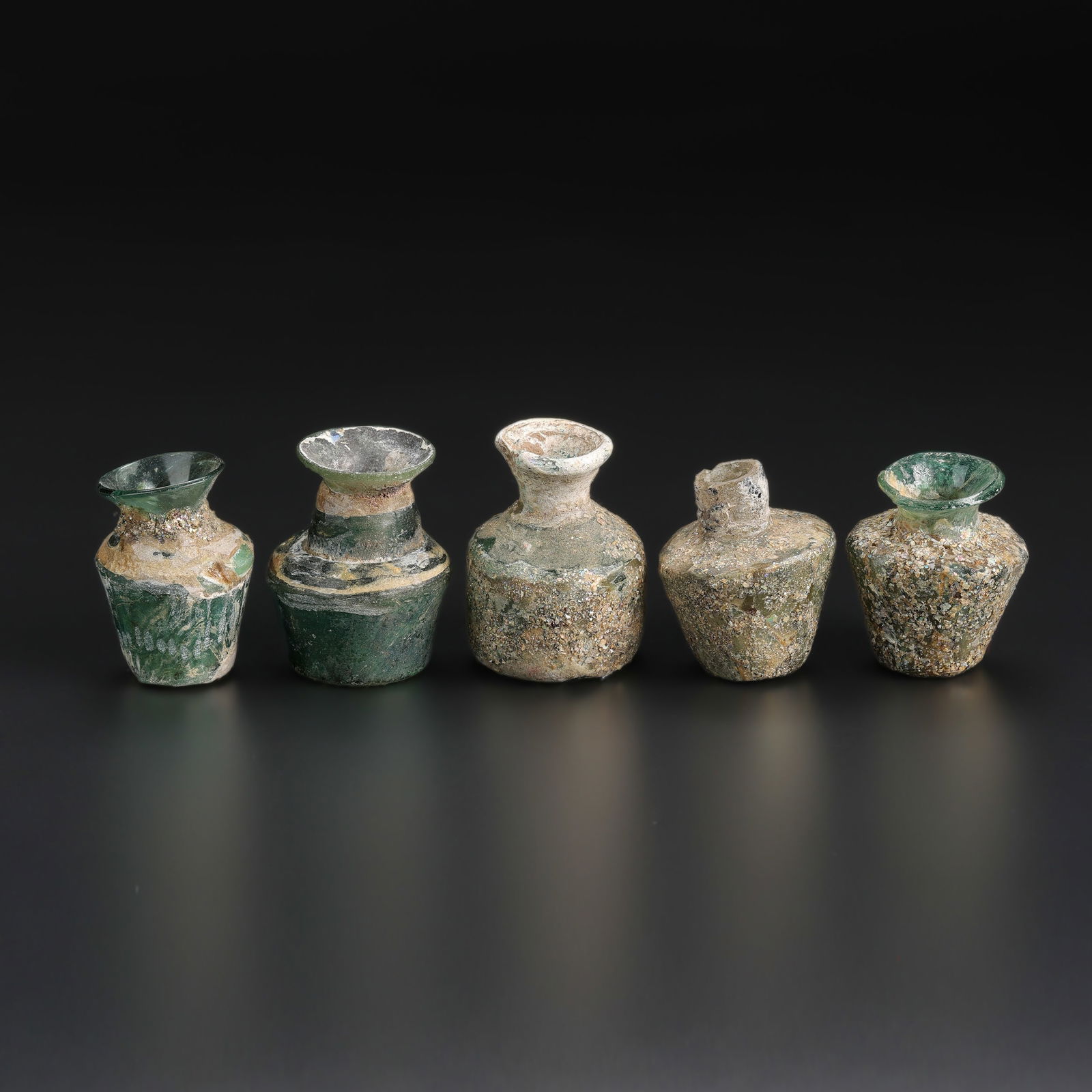 Ancient Roman Glass Small Bottles Selection (1 of 4)