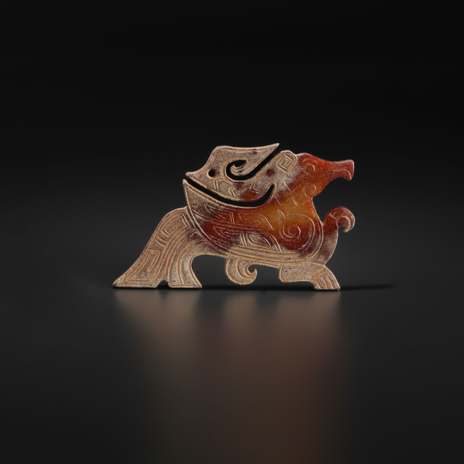 Ancient Chinese Han Dynasty Hetian Decorative Jade Pendant (1 of 5)