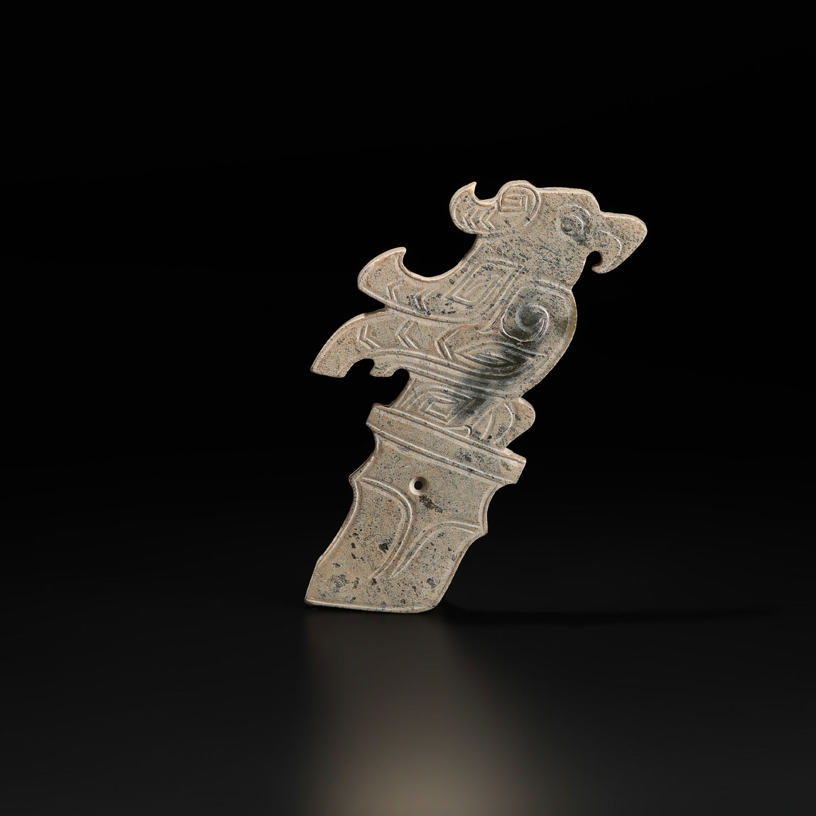 Chinese Jade Bird Pendant (1 of 4)