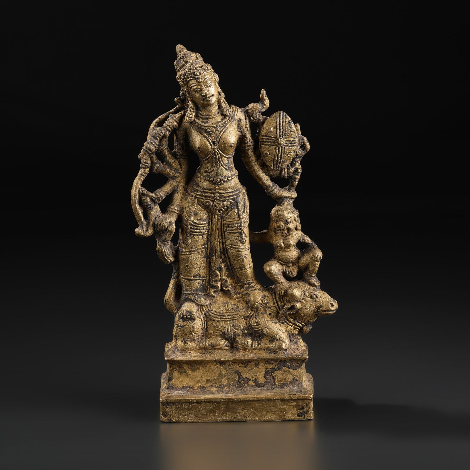 Eastern India Bronze Figure of the Hindu Goddess Parvati Circa 9th Century (1 of 5)