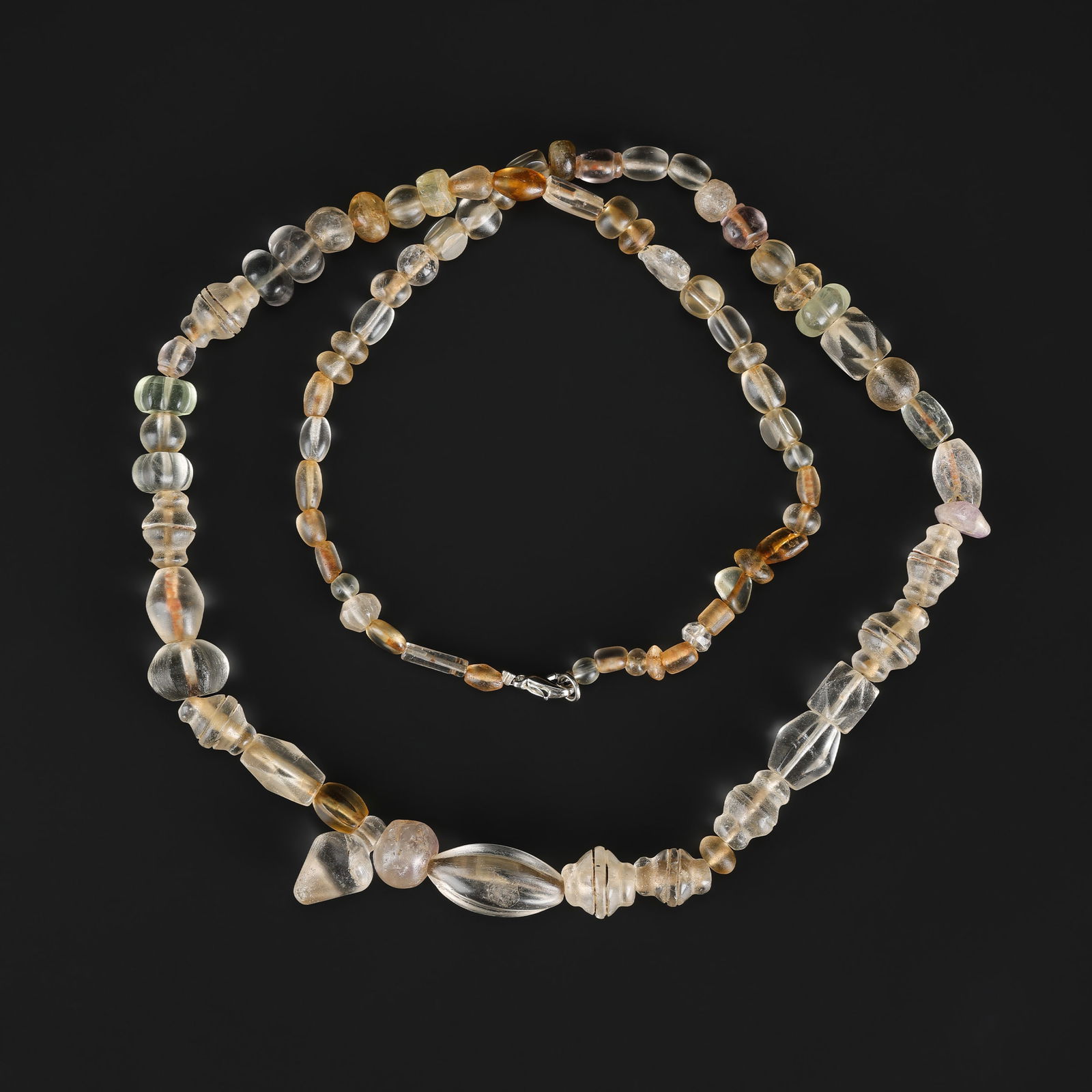 Lot of Ancient Old Crystals Quartz Beads Necklace (1 of 4)