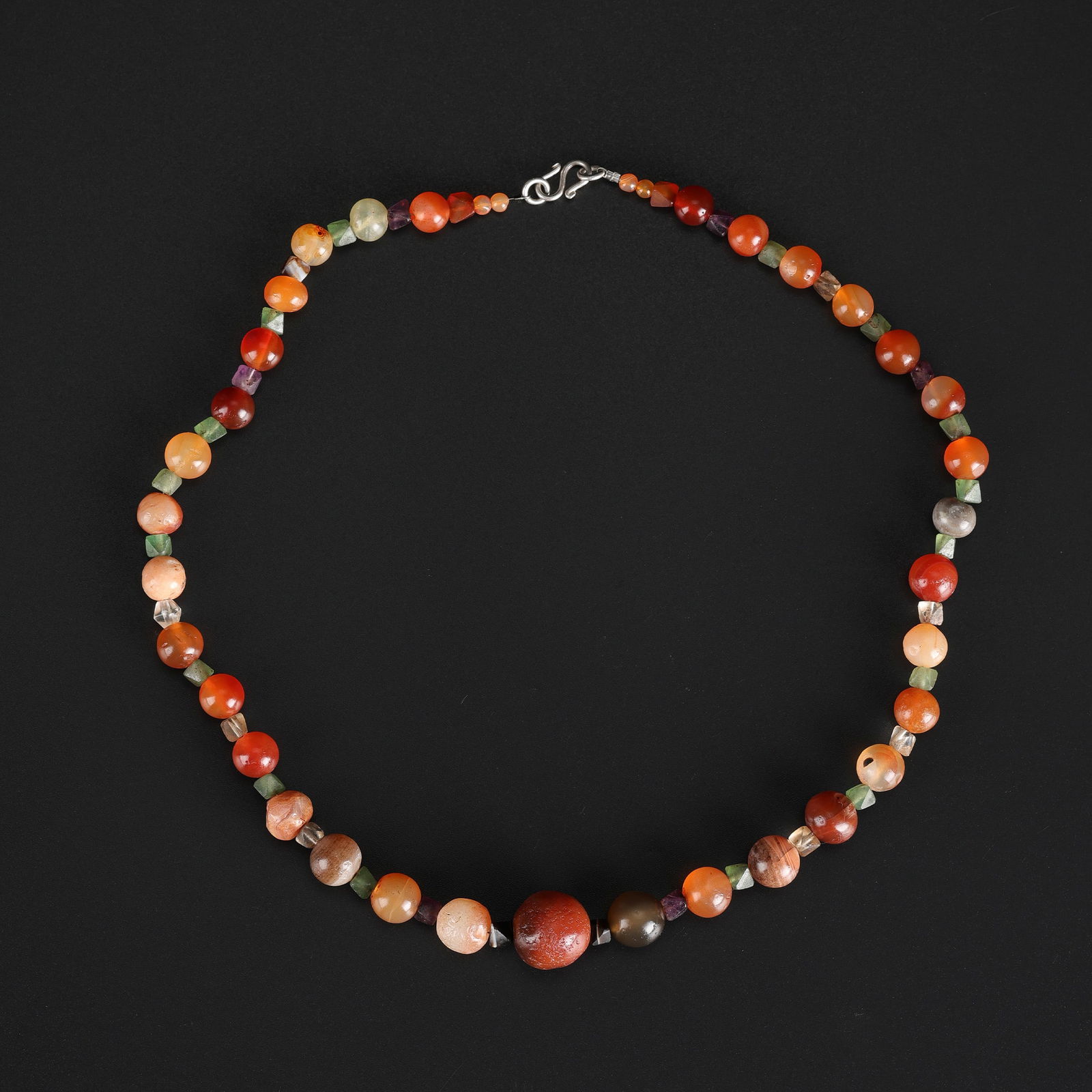 Old Ancient Antique Indo Greco Bactrian Old Beads Necklace (1 of 5)