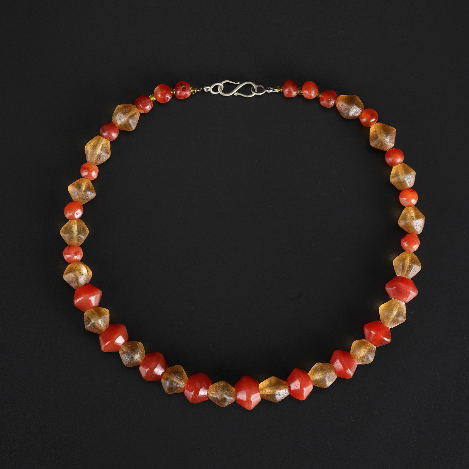 Old Antique Beads of Crystals and Carnelian From Himalaya Indo Greeks Rare Bead (1 of 5)