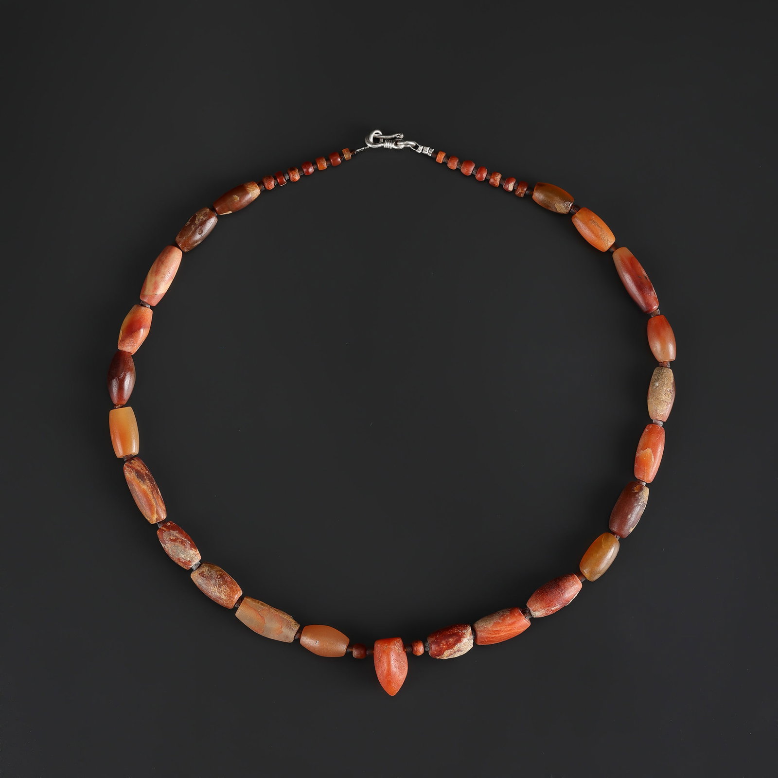 Old antique Carnelian Bead String Antique Himalayan Beads (1 of 4)