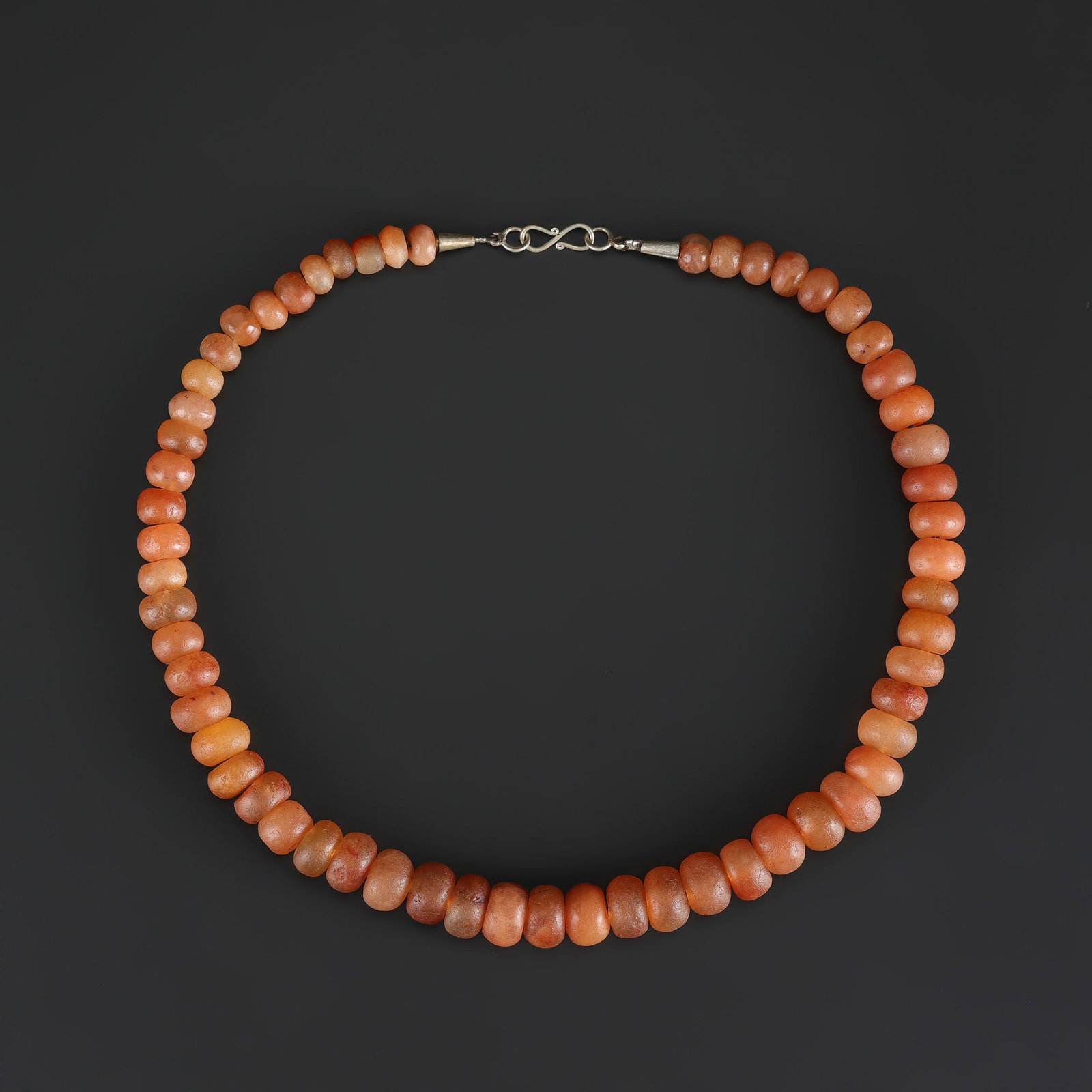 Dzi Antique Indo Tibetan Nepali Himalayan Carnelian Jewelry Old Beads Necklace (1 of 5)