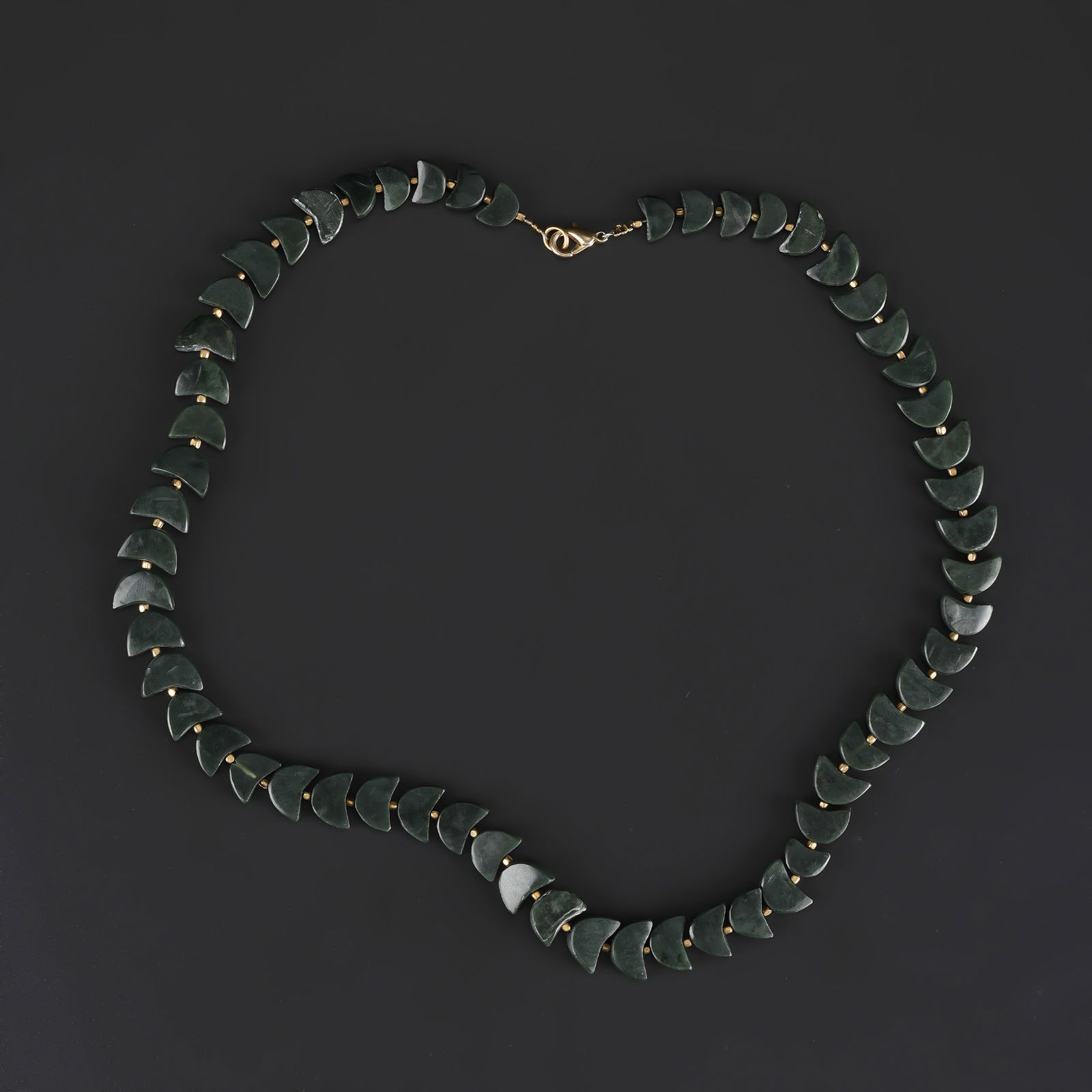 Old Antique Pyu Period Green Jade Beads (1 of 4)