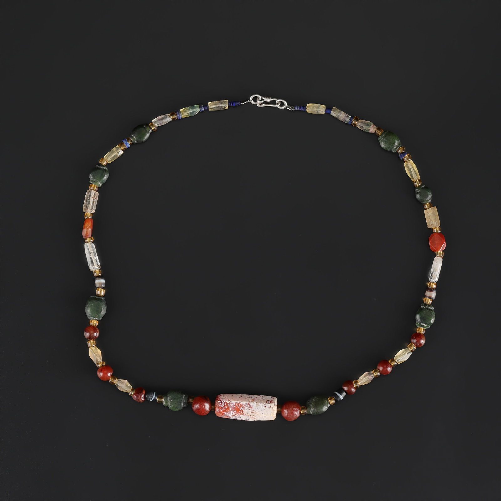 Old Ancient Antique Indo Greco Banded Agate and Quartz Beads (1 of 4)