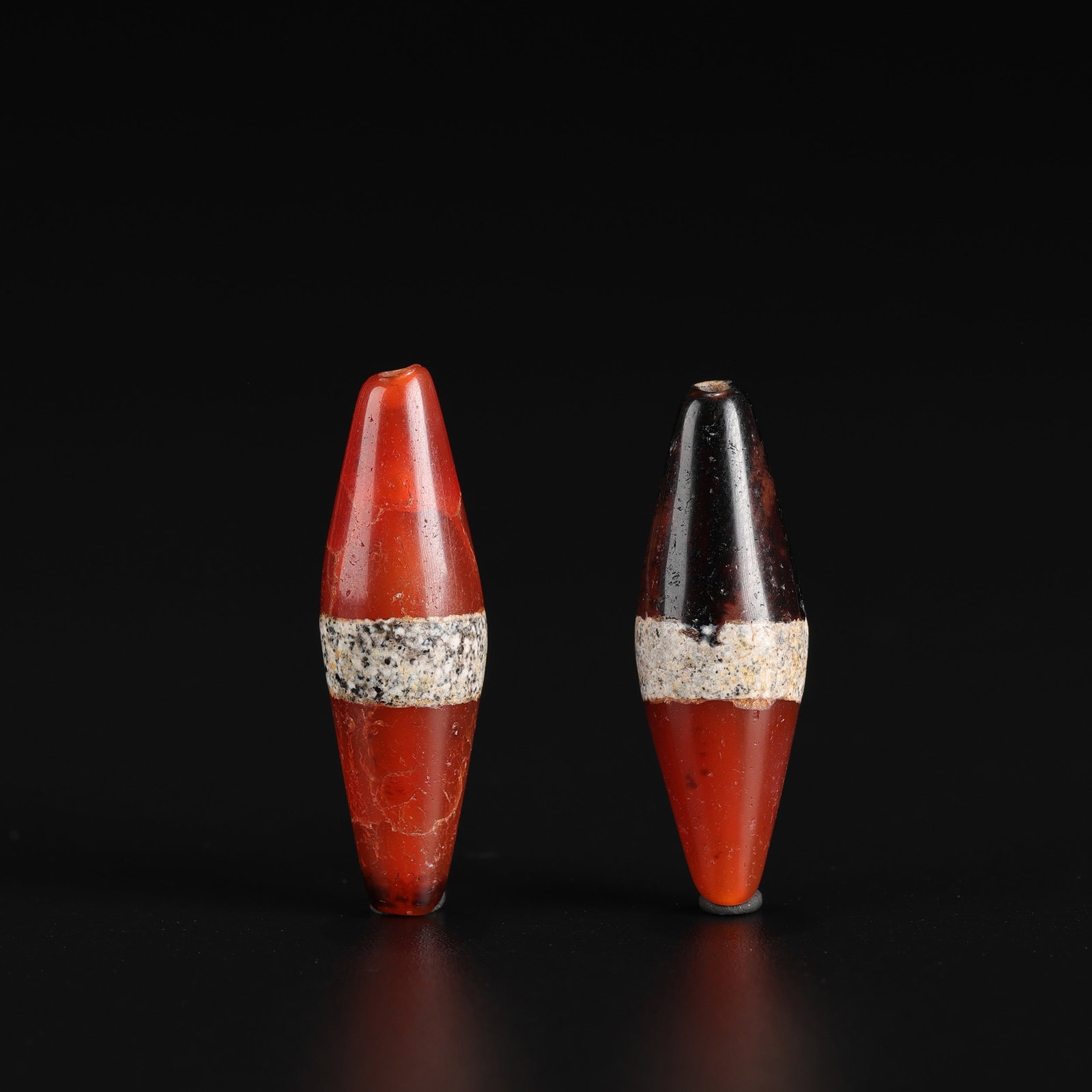 Ancient Tibetan Himalayan Single Stripe Agate Dzi Bead Amulet (1 of 4)