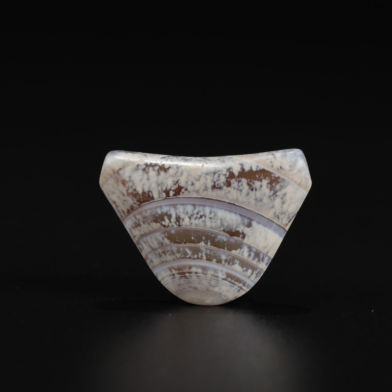 Ancient Bactrian Banded Agate Gems Jewelry Necklace Old Bead Antique Pendant (1 of 4)