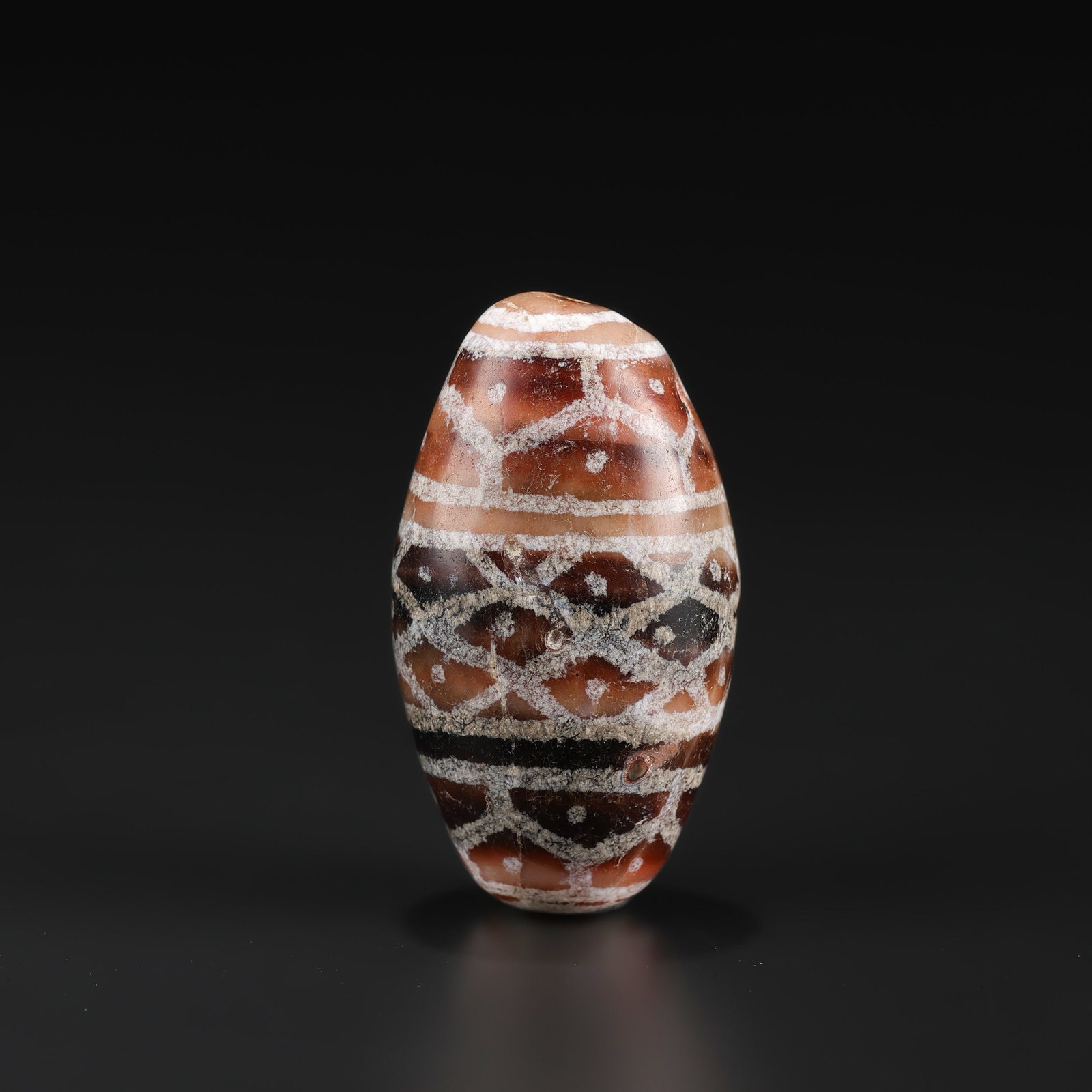 Old Antique Indo Tibetan Phum Dzi Bead Amulet (1 of 4)