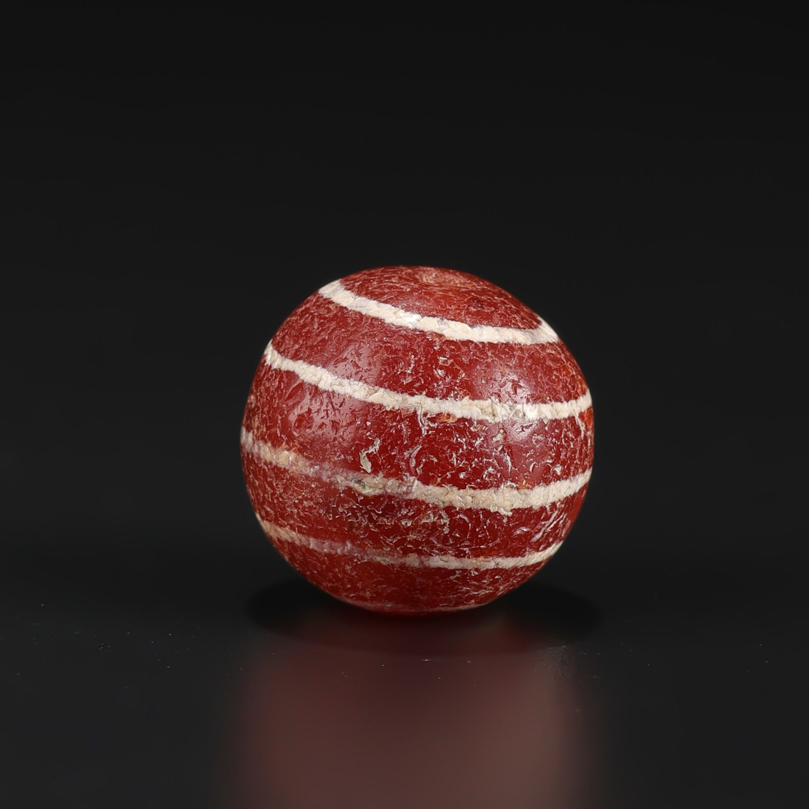 Ancient Himalayan Tibet Indian Nepalese Culture Traditional Amulet Etched Bead (1 of 4)