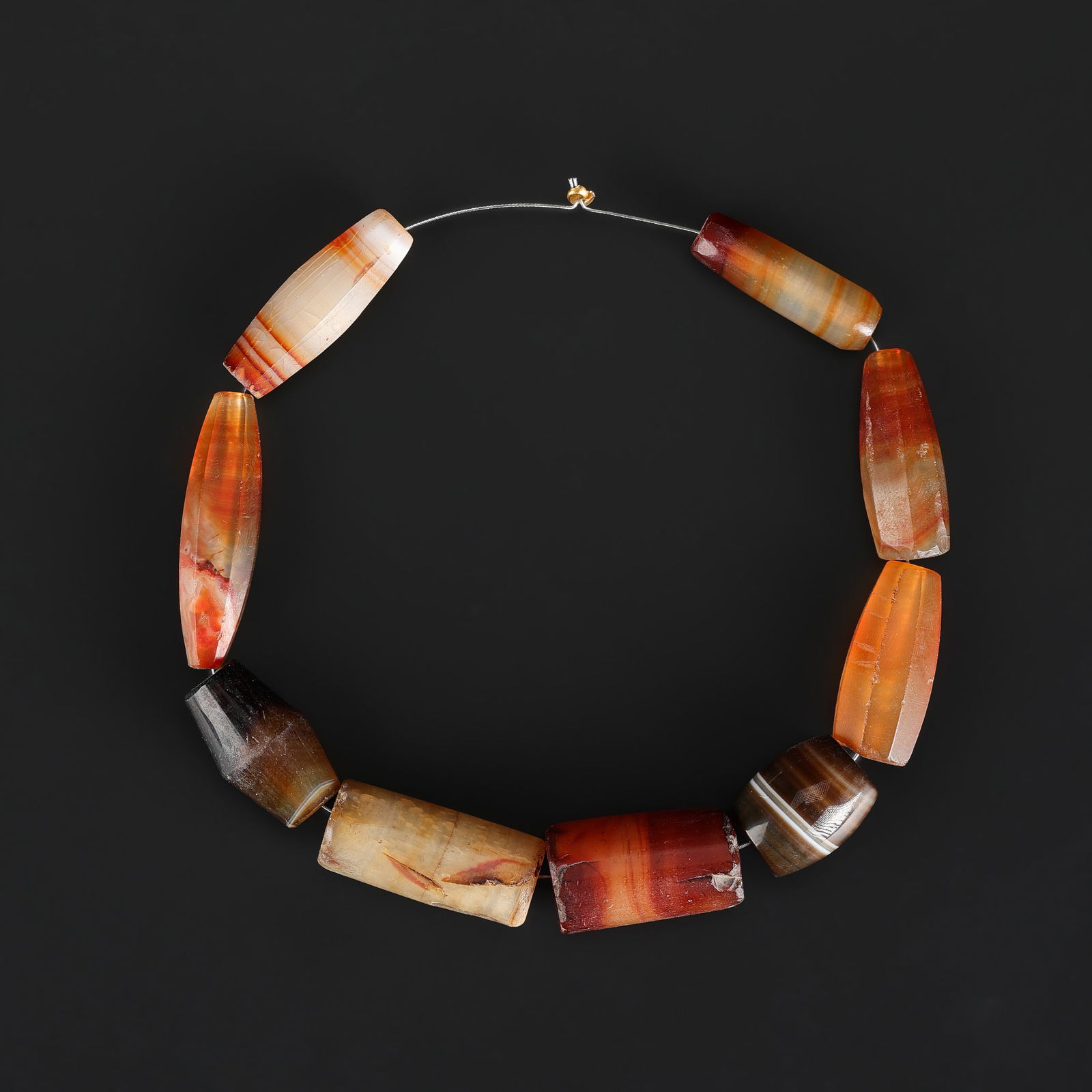 Collection of Old Mix Agate Beads (1 of 4)