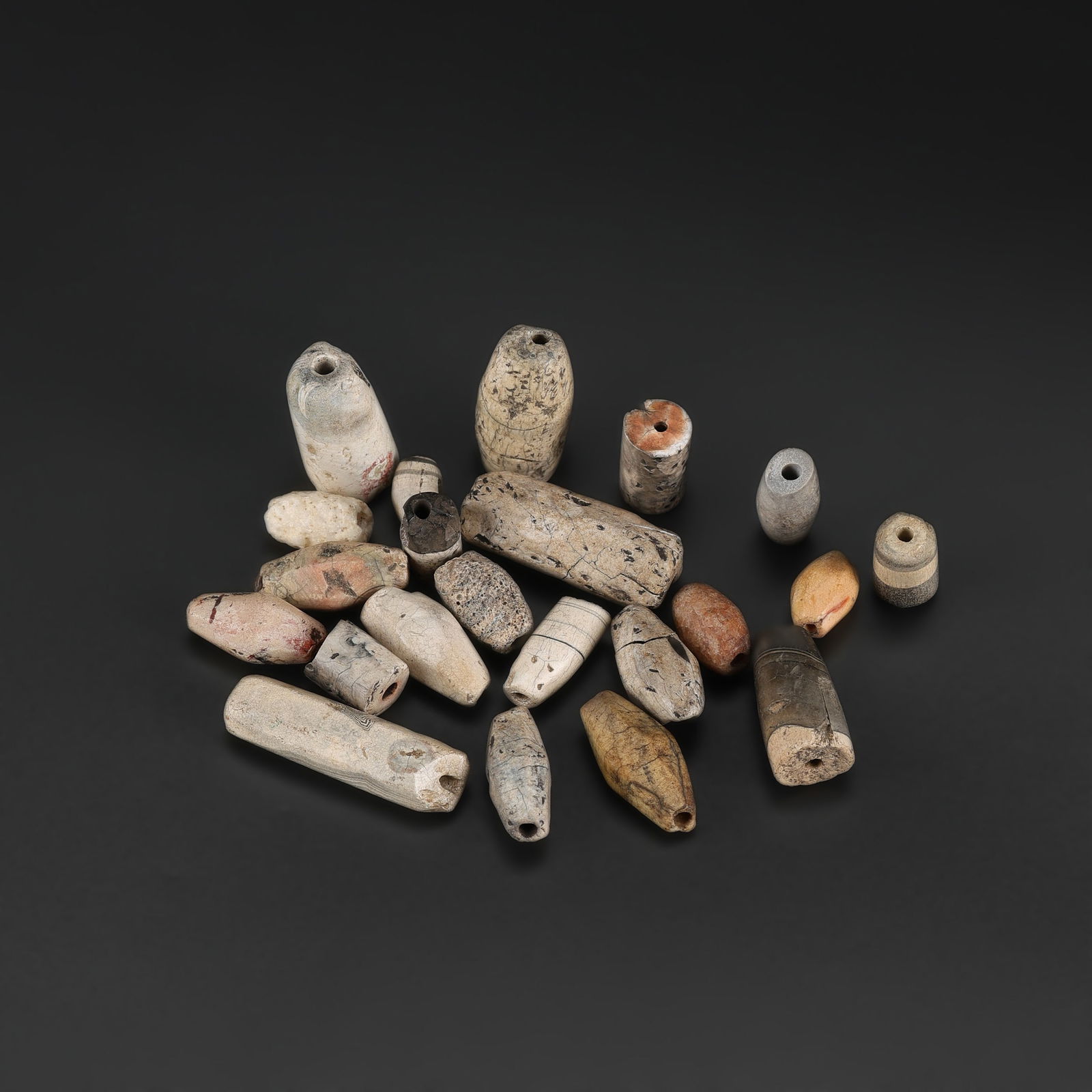 Old Ancient Himalayan Bronze Age Banded Agate Beads (1 of 4)