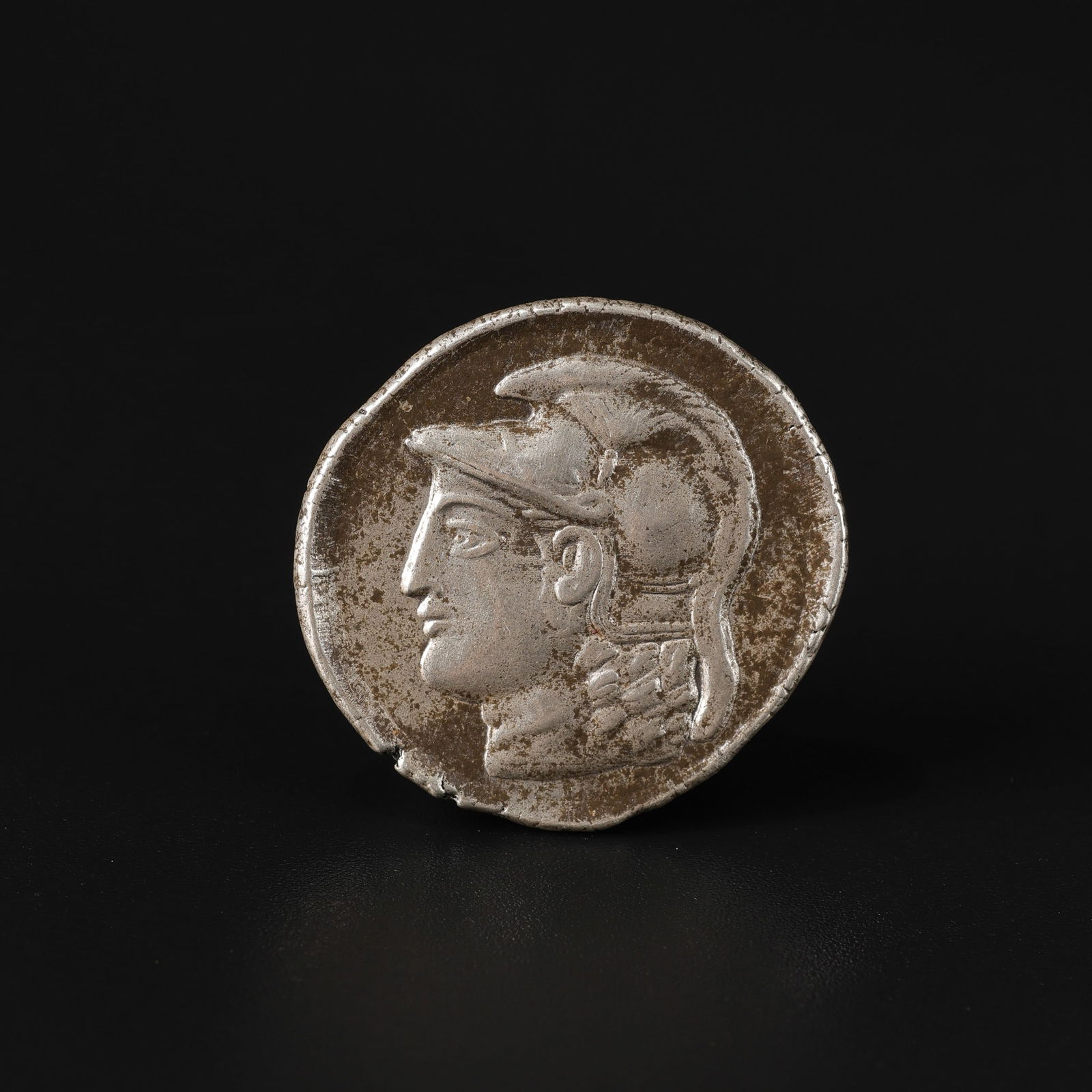 Ancient Greek Roman Solid Silver Coin (1 of 5)