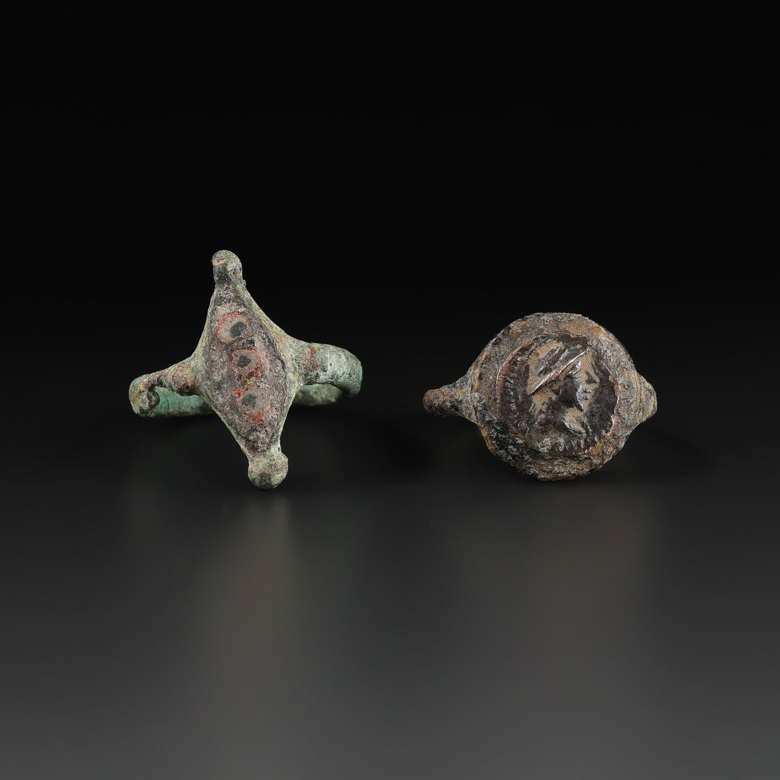 Antique Jewelry Ancient Indo Greek and Roman Civilization Empire Bronze Rings (1 of 4)