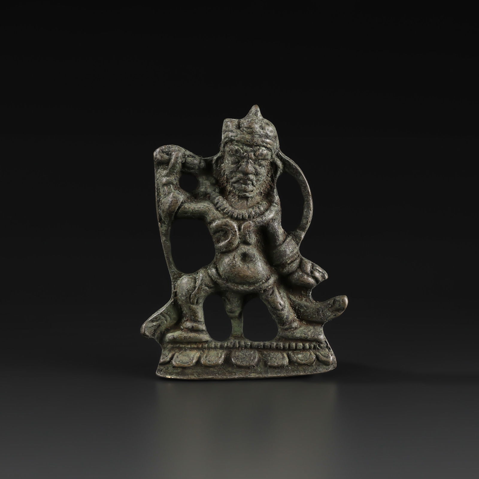 Himalayan Nepali Tibetan Antiquities Brass Bronze Thogchag Amulet Statue Figure (1 of 4)