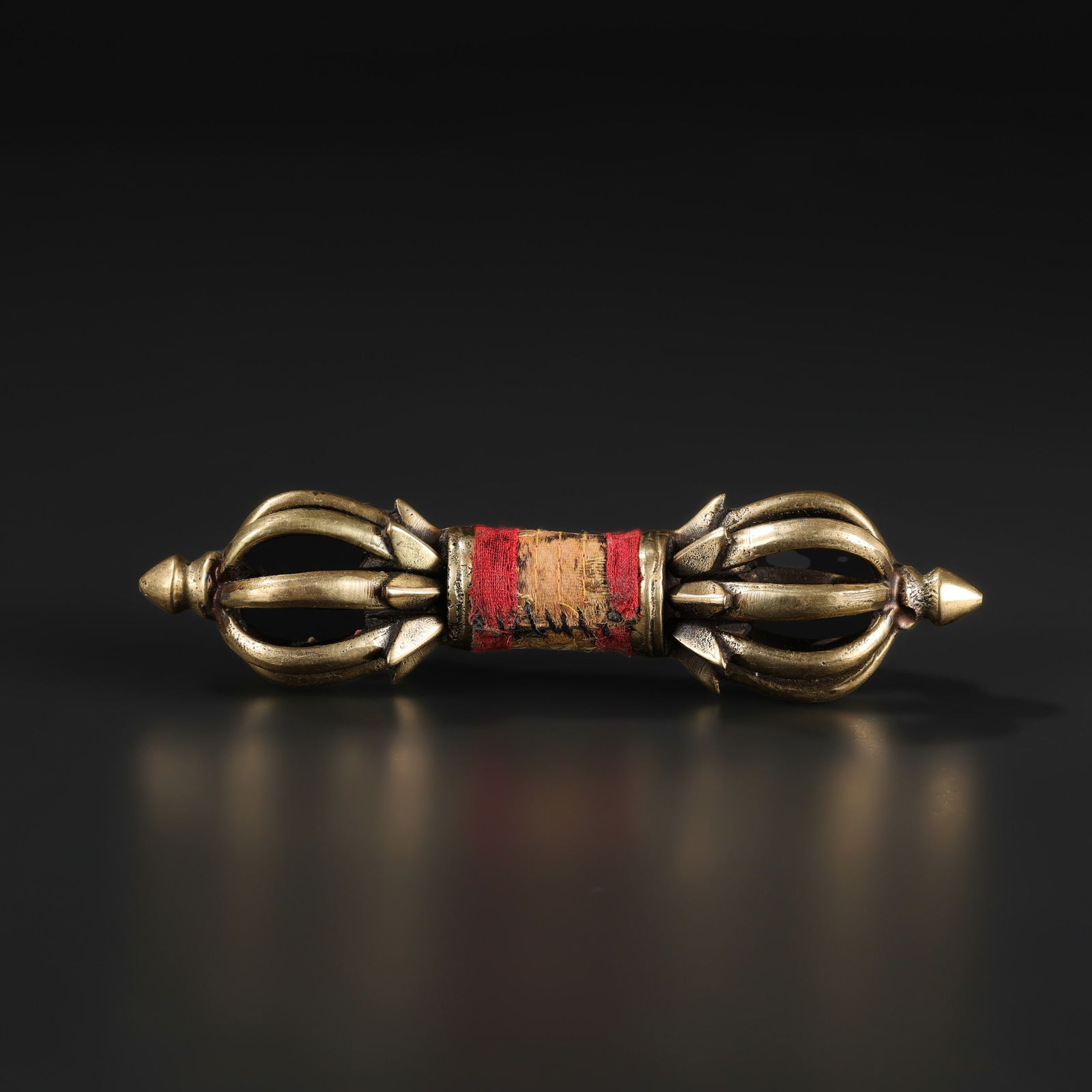 Old Nepalese Bronze Copper Tibetan Buddhism Bronze Vajra Dorje (1 of 5)