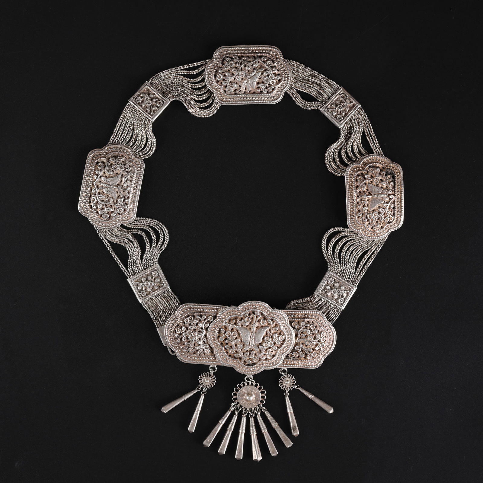 Vintage Hand Made Silver Waist Belt (1 of 5)