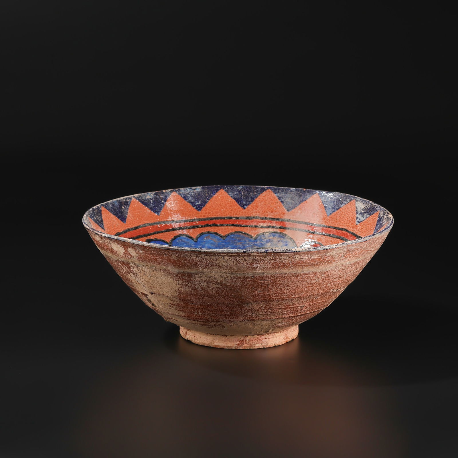 Ancient Islamic Vessel Pottery Earthware Bowl With Motifs (1 of 5)