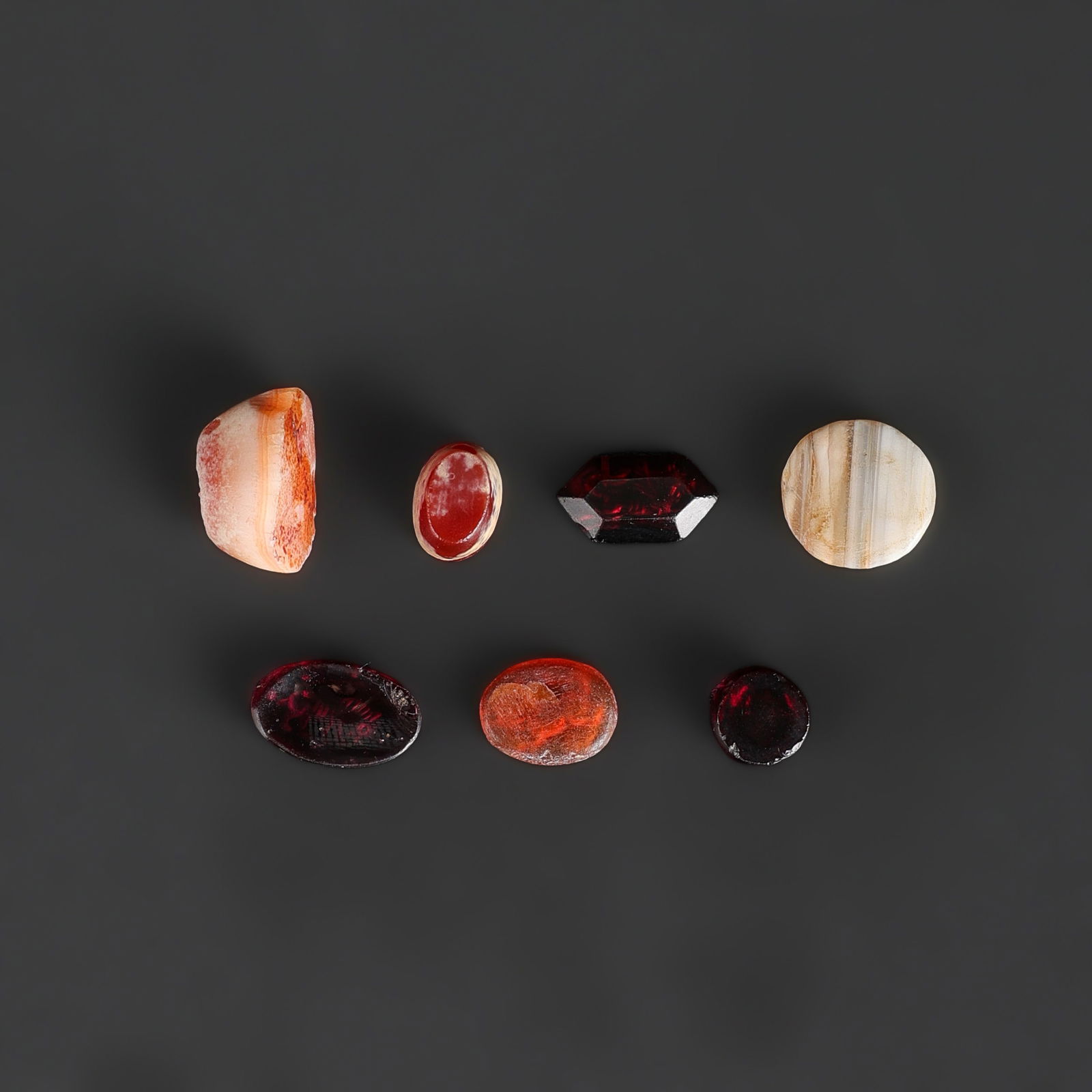 Near Eastern Antique Bactrian Roman Carnelian Agate Stamp Seal Intaglio Old Bead (1 of 4)