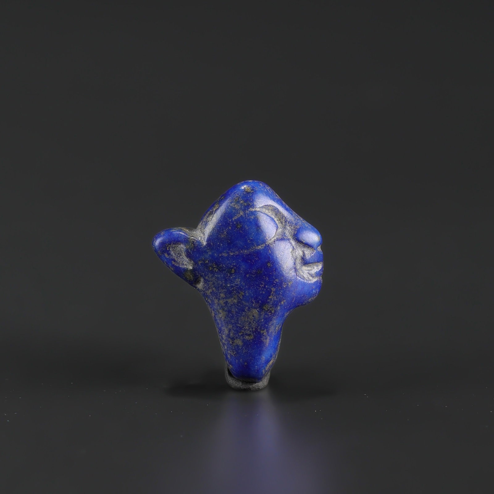 Egyptian Antiquities Lapis Lazuli Face Figure (1 of 4)
