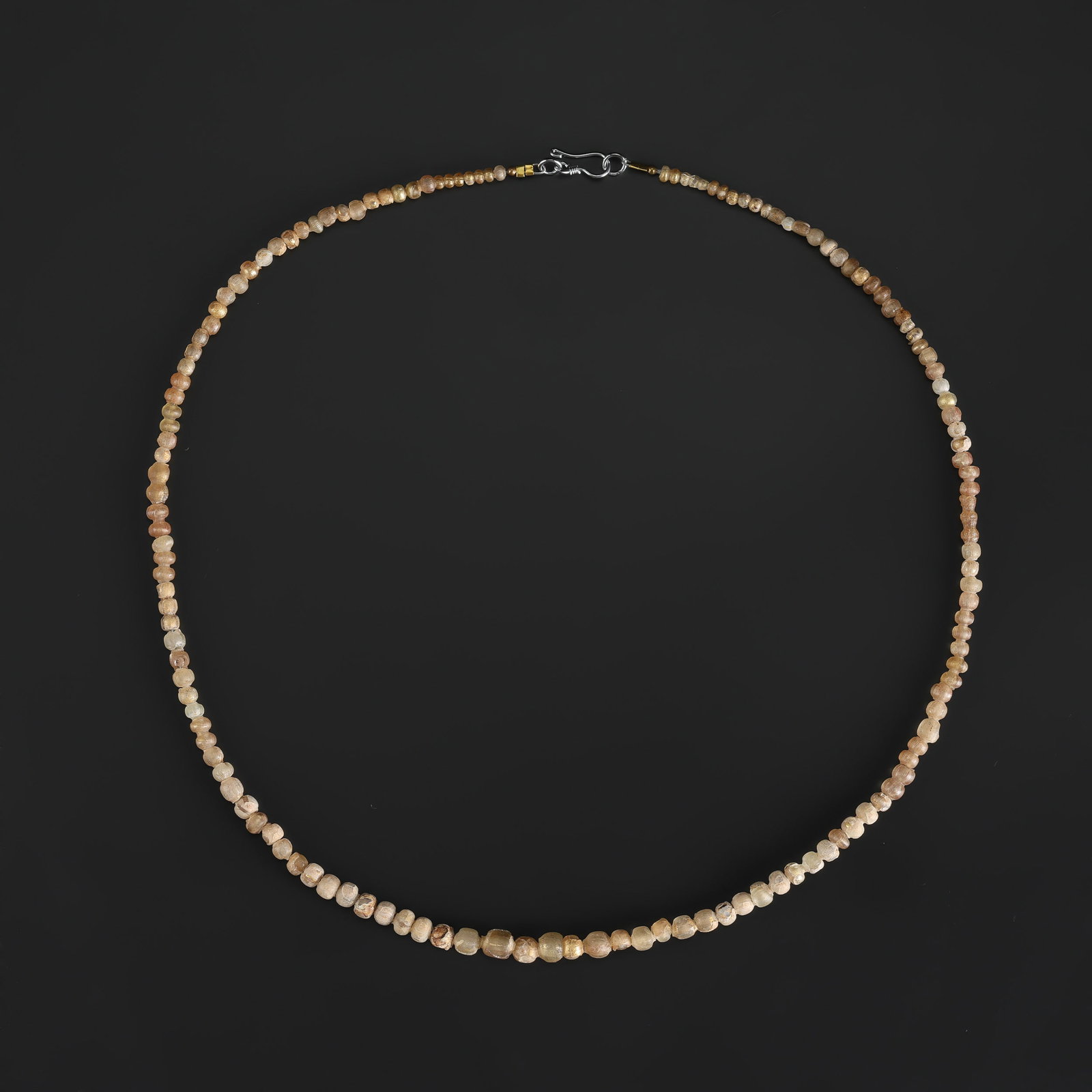 Collection of Antique Old Glass Beads Necklace: Collection of Antique Old Glass Beads Necklace Length: 22in Total Weight: 14gram