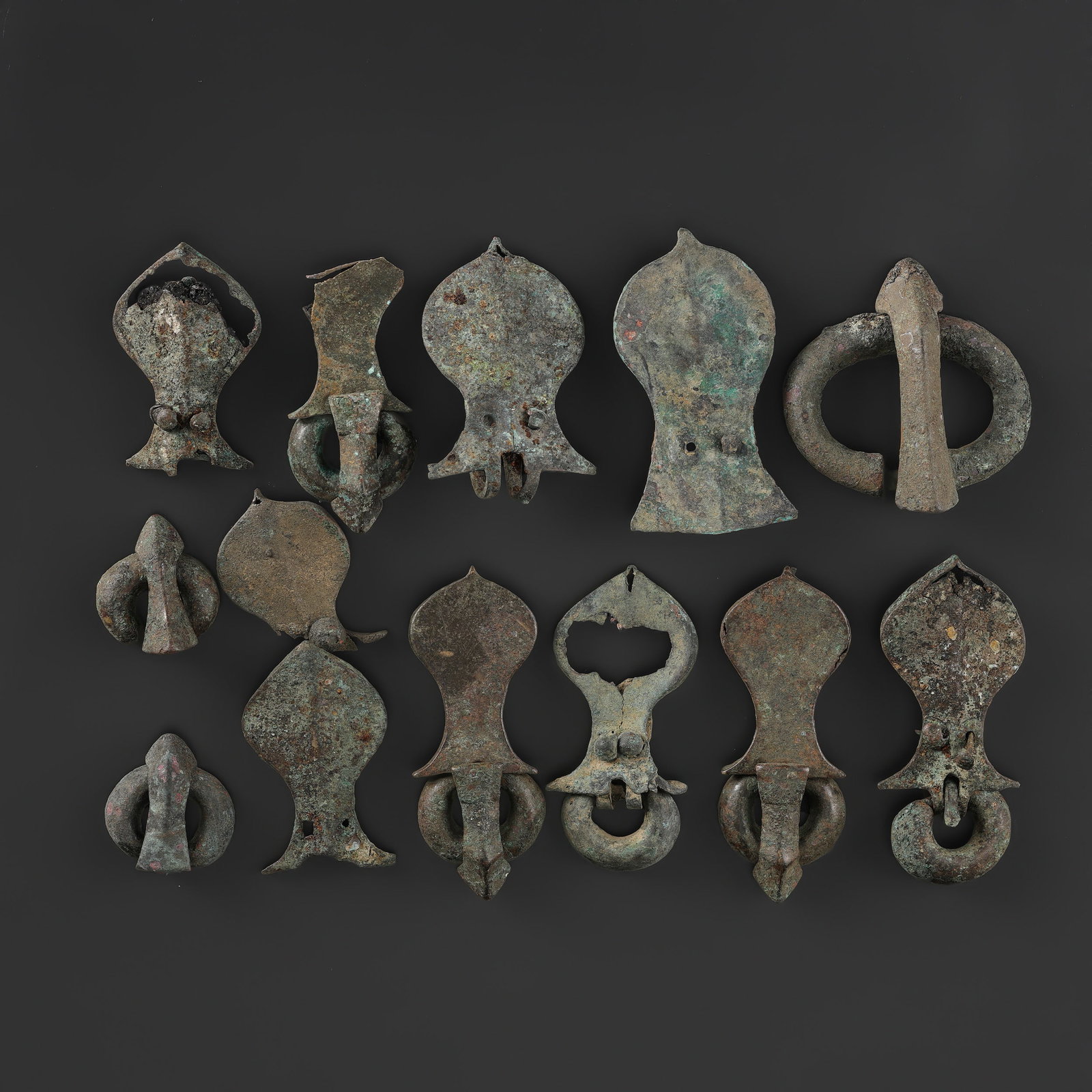 Antique Bronze Jewelry Cloths Ornament Etc. Mix Lot Ancient Bactrian Roman Greek: Antique Bronze Jewelry Cloths Ornament Etc. Mix Lot Ancient Bactrian Roman Greek Total Weight: 216gram