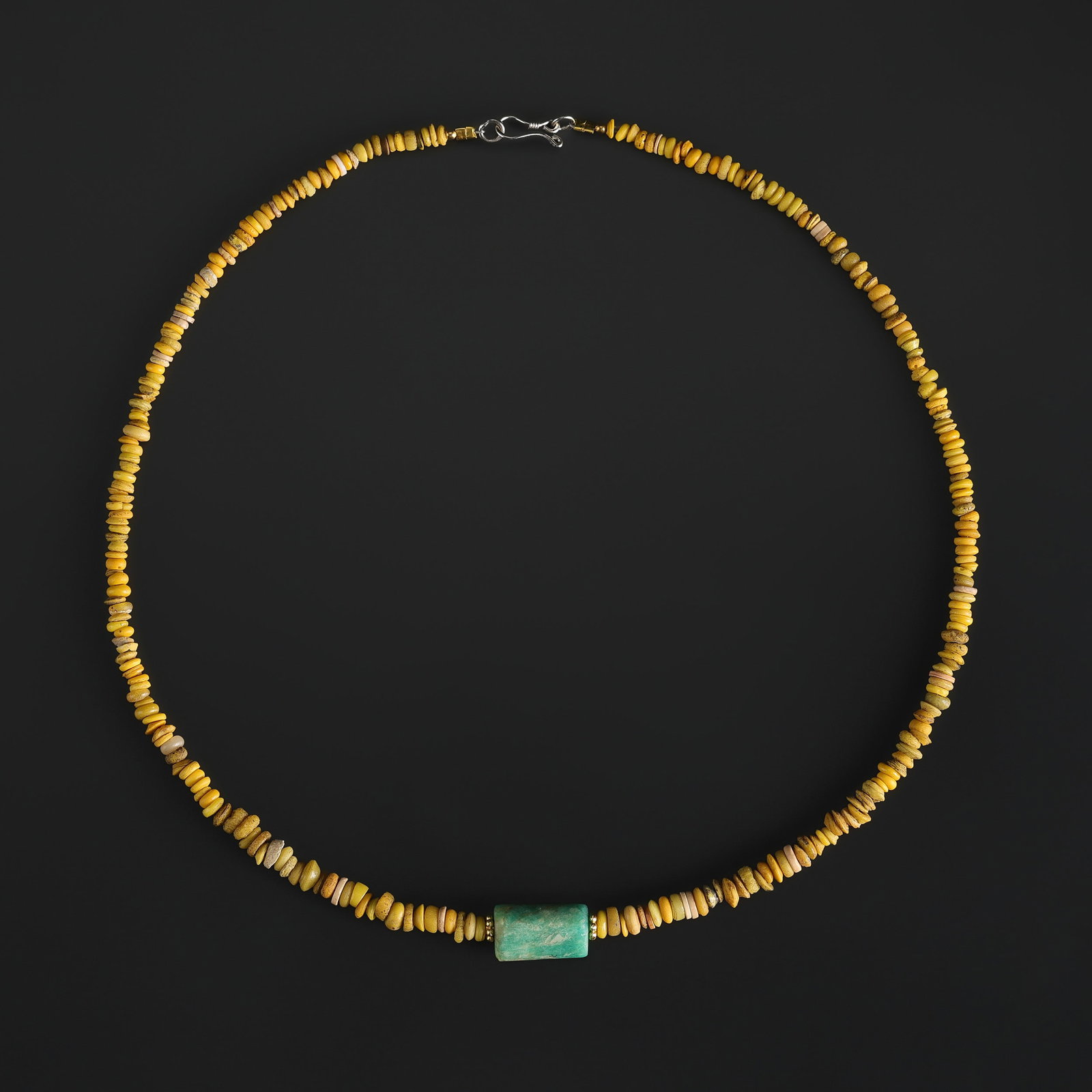 Old Antique Ancient Glass Beads Necklace (1 of 5)