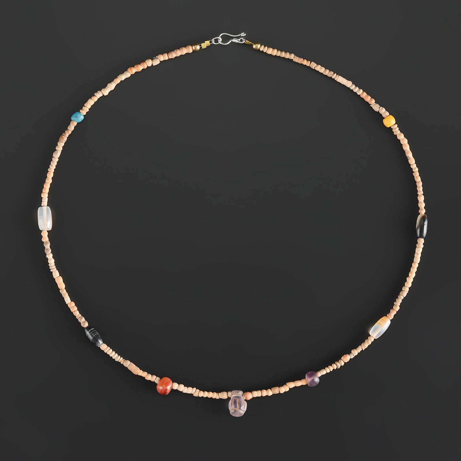 Collection of Antique Mix Material Old Beads Necklace (1 of 5)